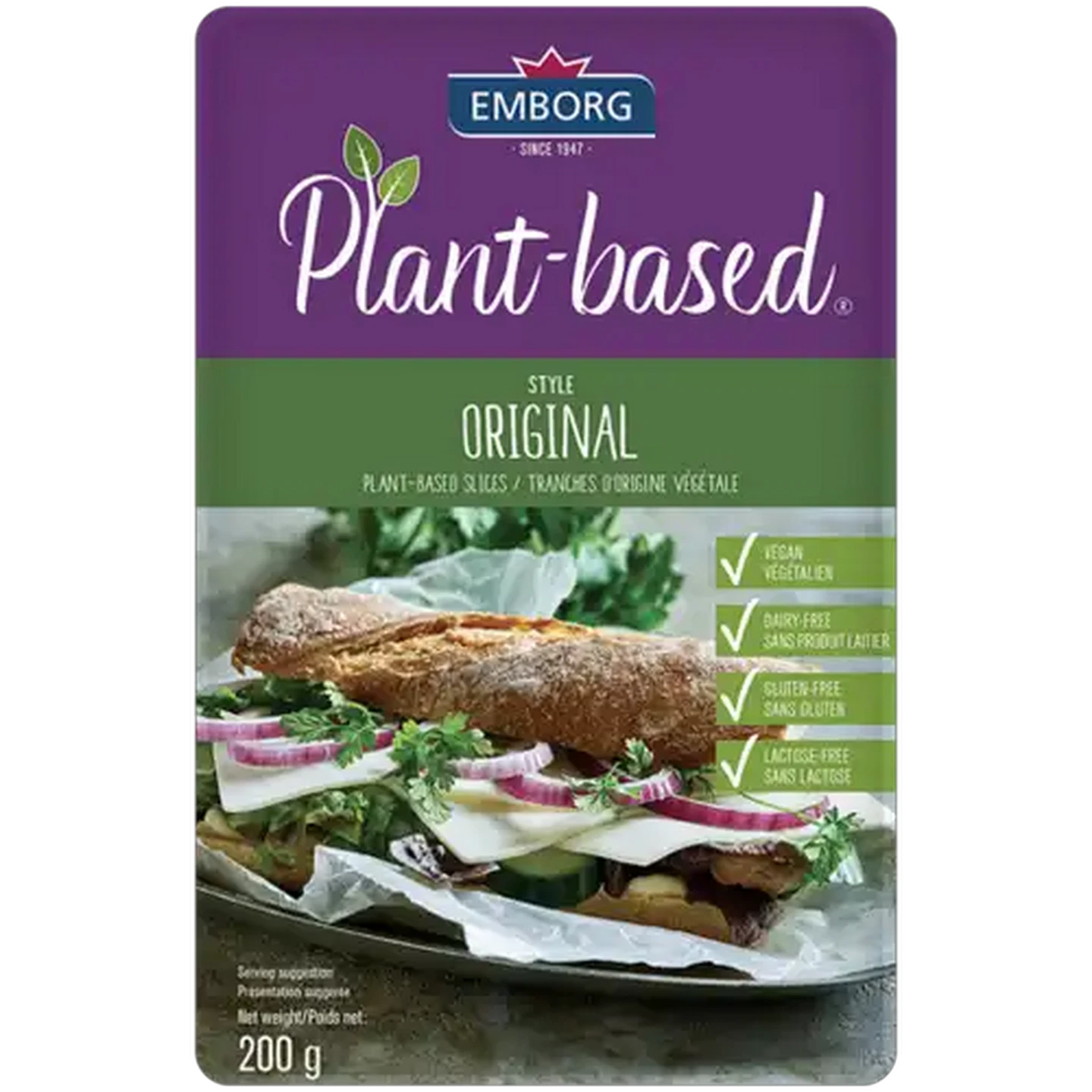 Image of Emborg Plant-Based Original Style Slices 200g
