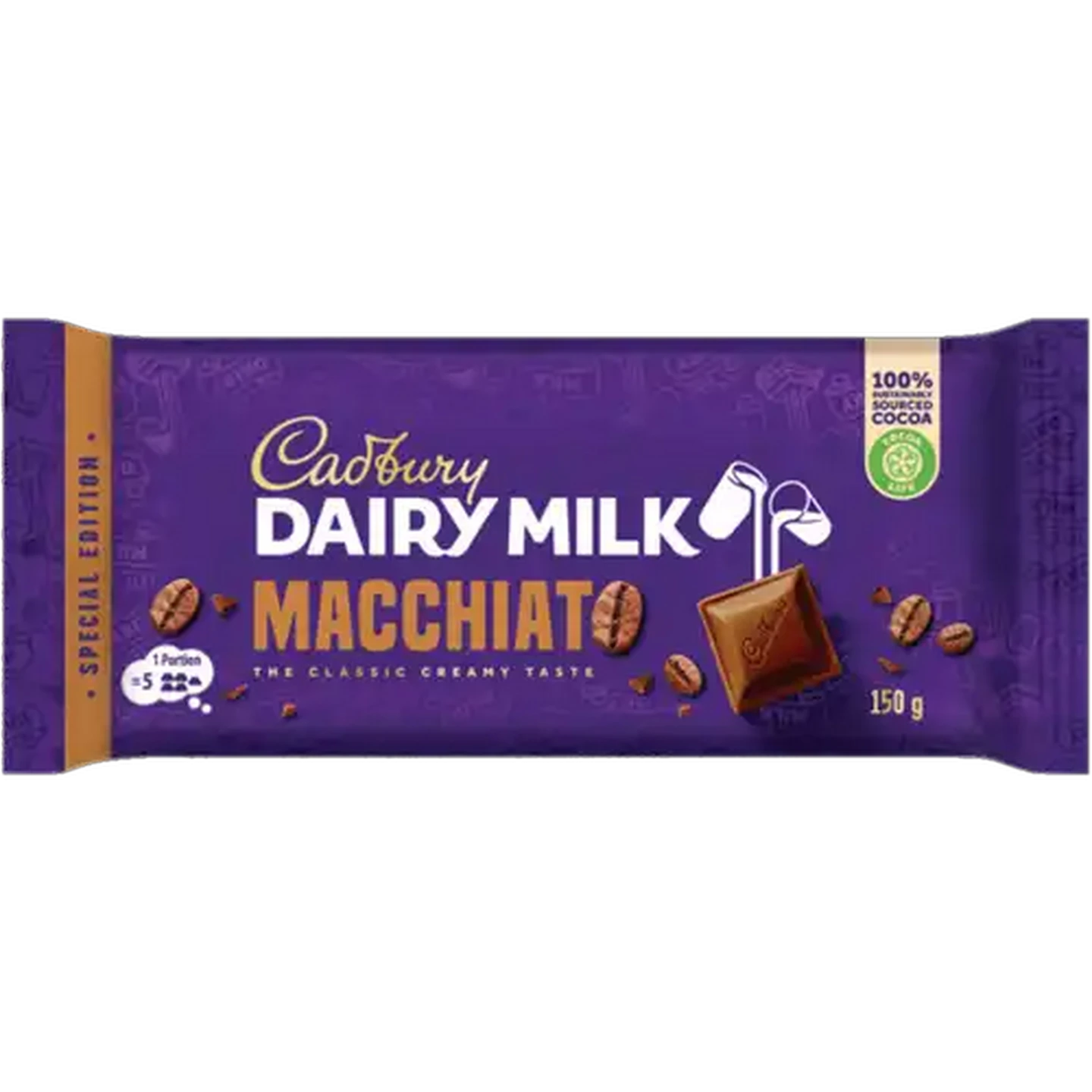 Image of Cadbury Dairy Milk Macchiato Special Edition Milk Chocolate Slab 150g