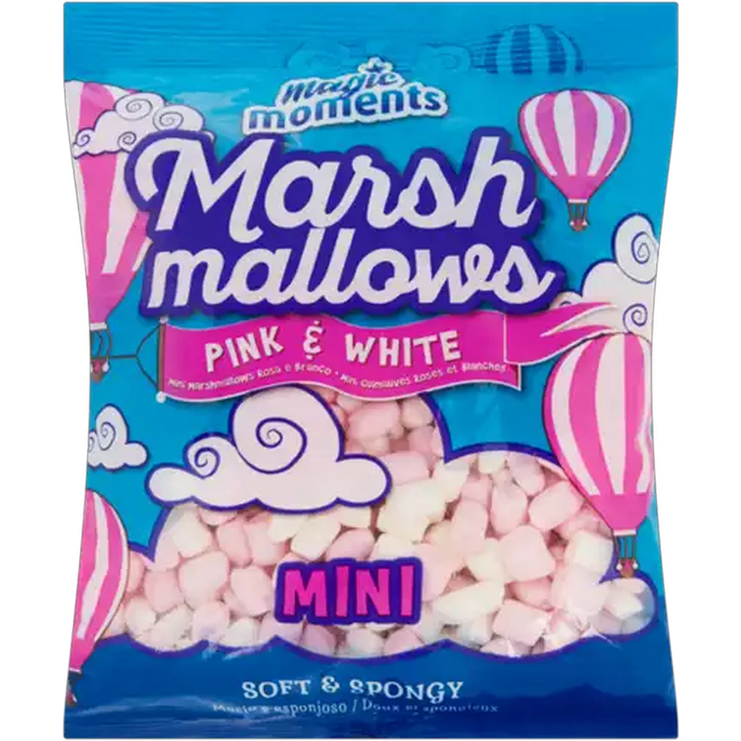 Image of Magic Moments Pink & White Mini Marshmallows 120g
