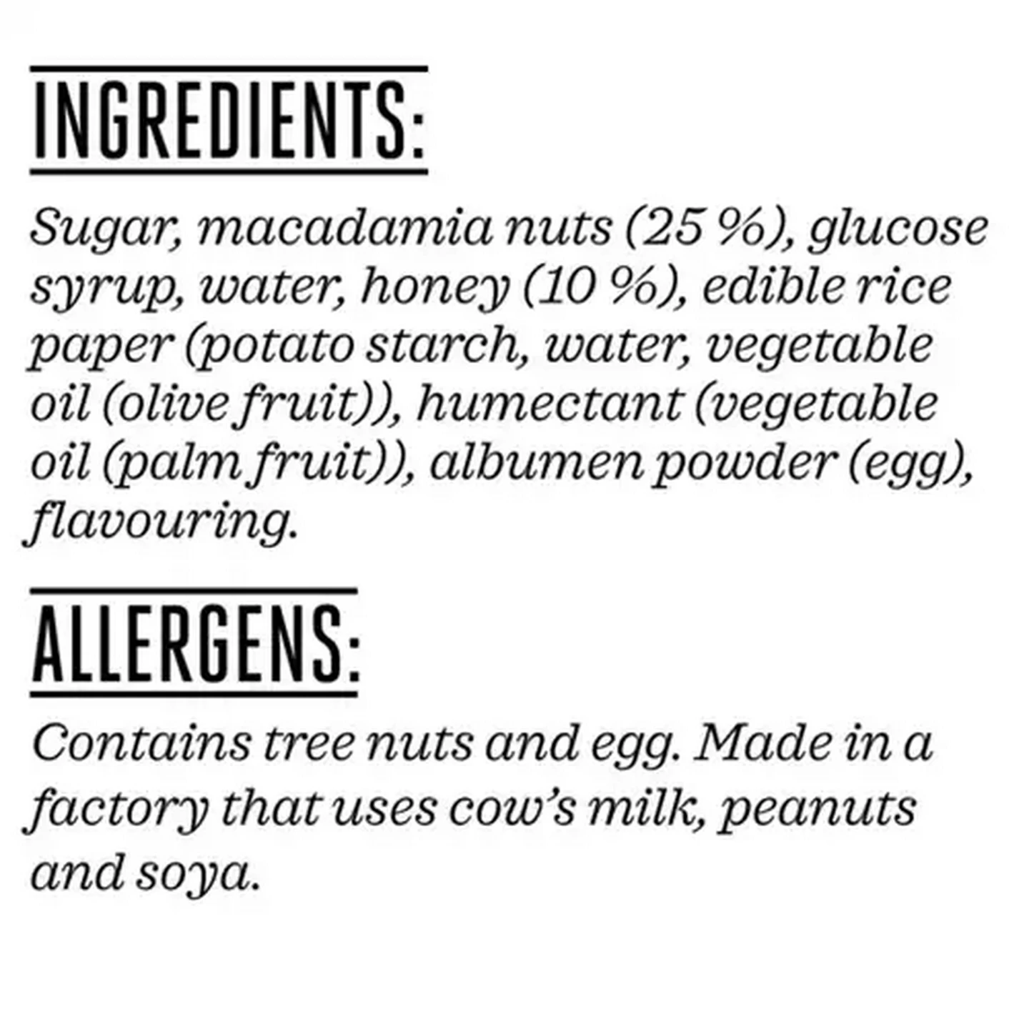 Image of Forage And Feast Macadamia Honey Nougat 100g