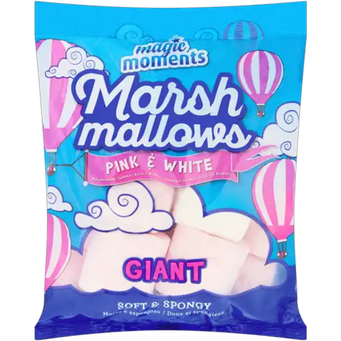 Image of Magic Moments Pink & White Giant Marshmallows 200g