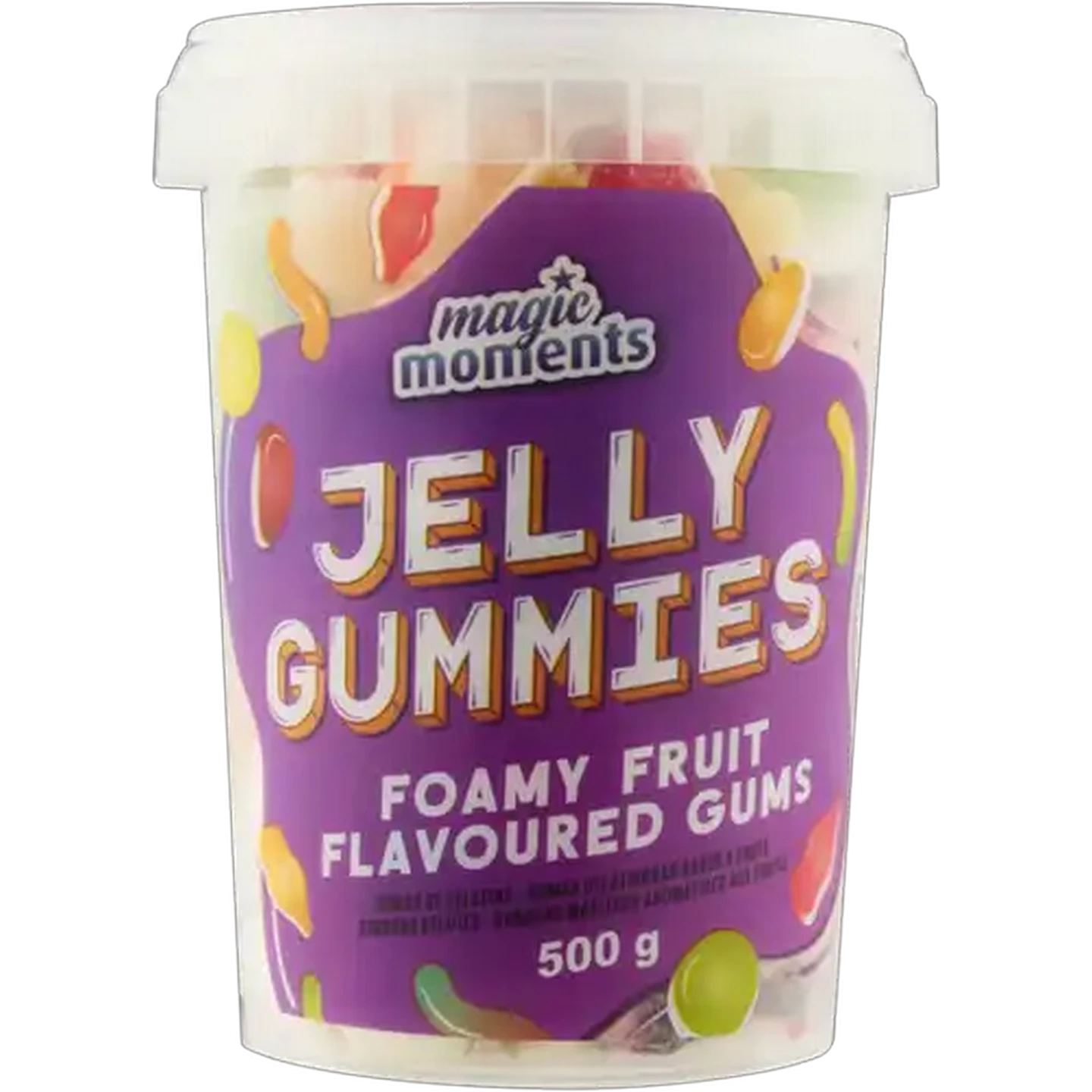Image of Magic Moments Jelly Gummies Foamy Fruit Flavoured Gums 500g