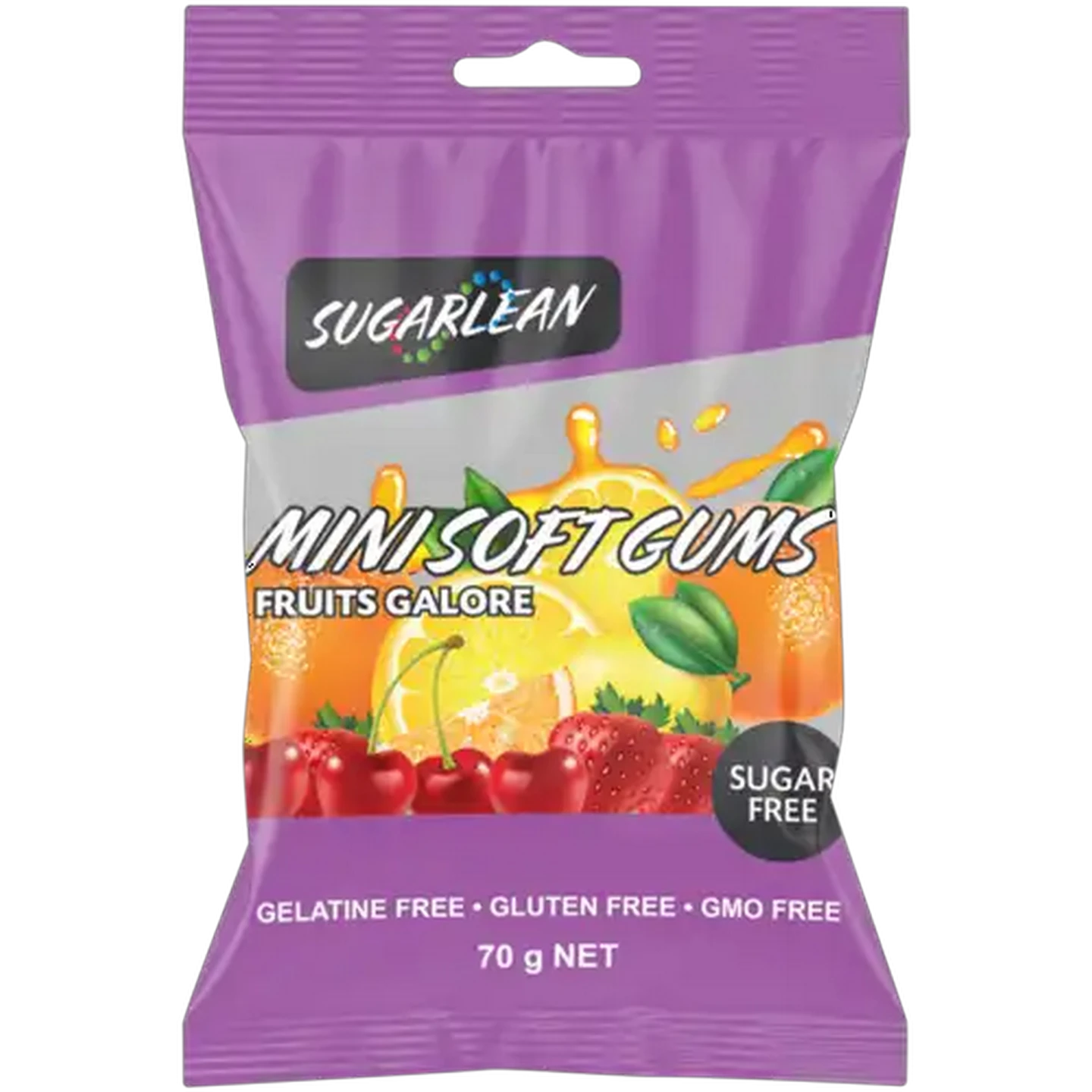 Image of Sugarlean Sugar Free Fruits Galore Mini Soft Gums 70g