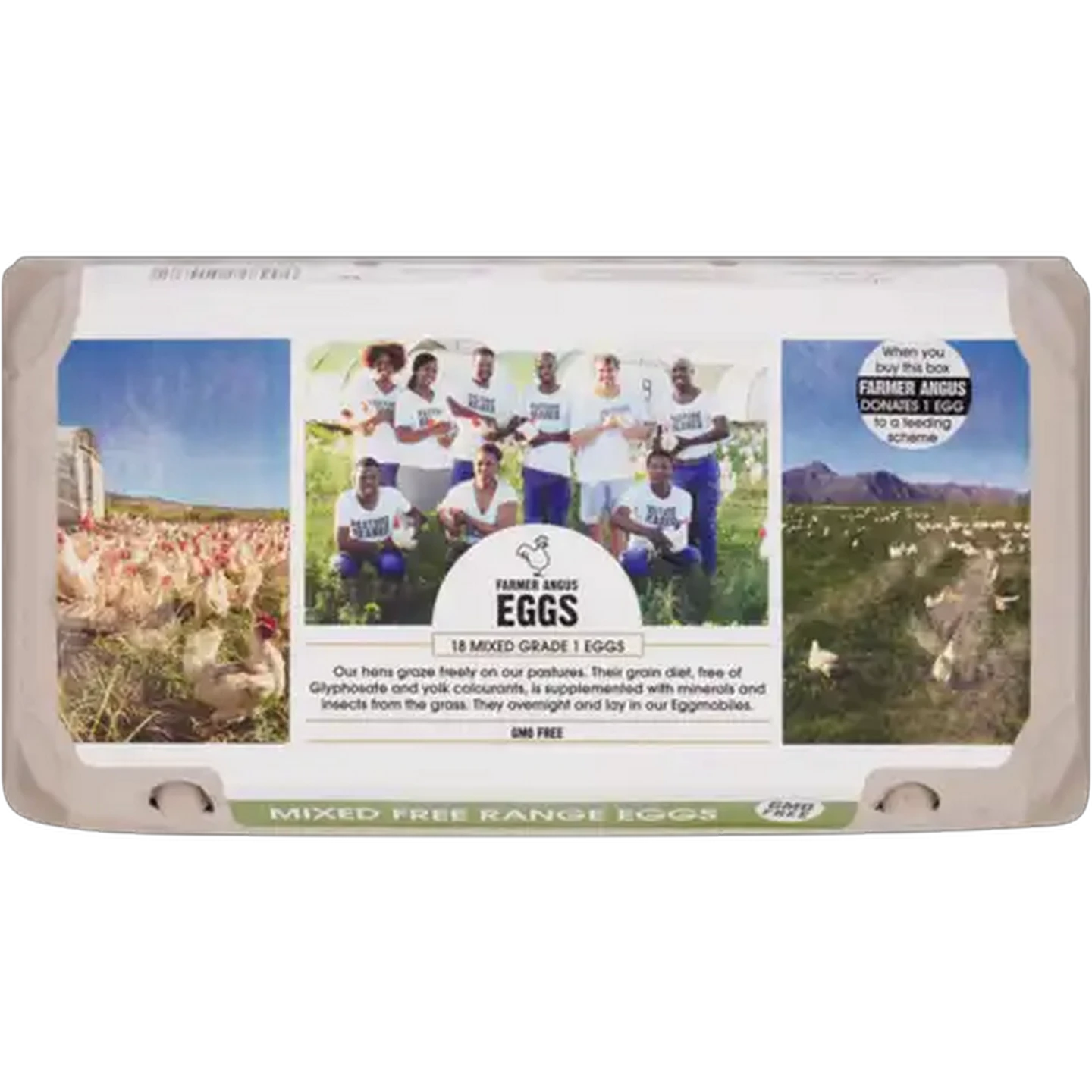 Image of Farmer Angus Mixed Free Range Eggs 18 Pack