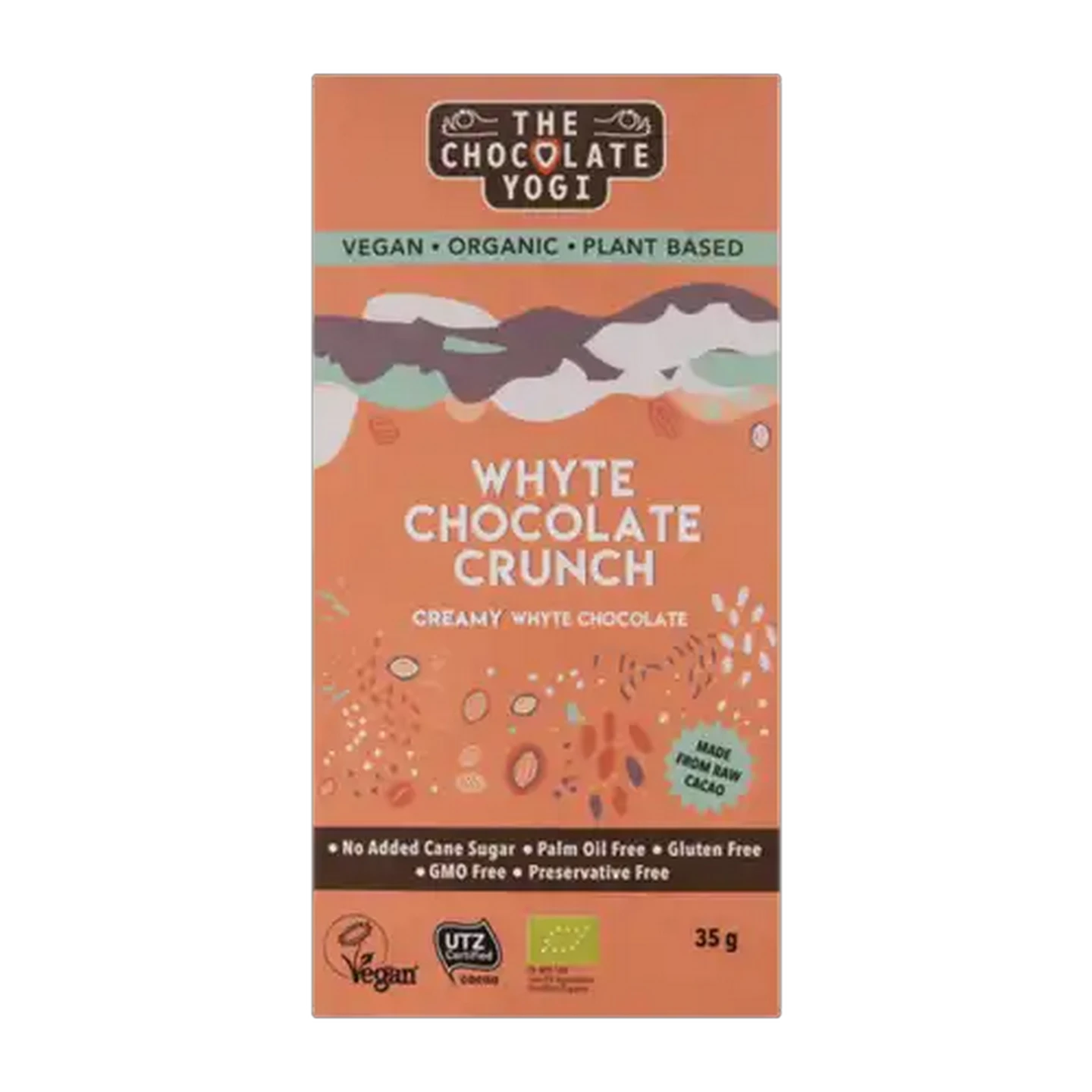 Image of The Chocolate Yogi Whyte Chocolate Crunch 35g