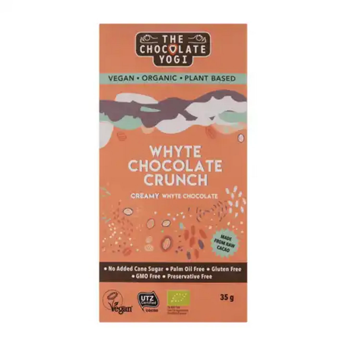 Image of The Chocolate Yogi Whyte Chocolate Crunch 35g