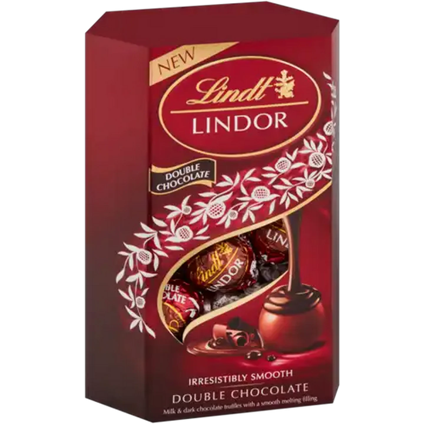 Image of Lindt Irresistibly Smooth Double Chocolate Truffles 200g