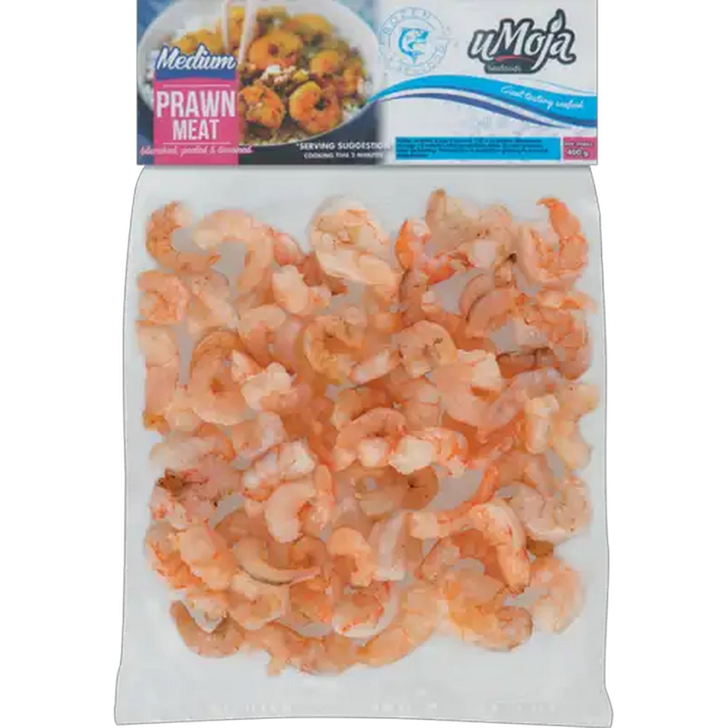 Image of uMoja Frozen Medium Prawn Meat 400g