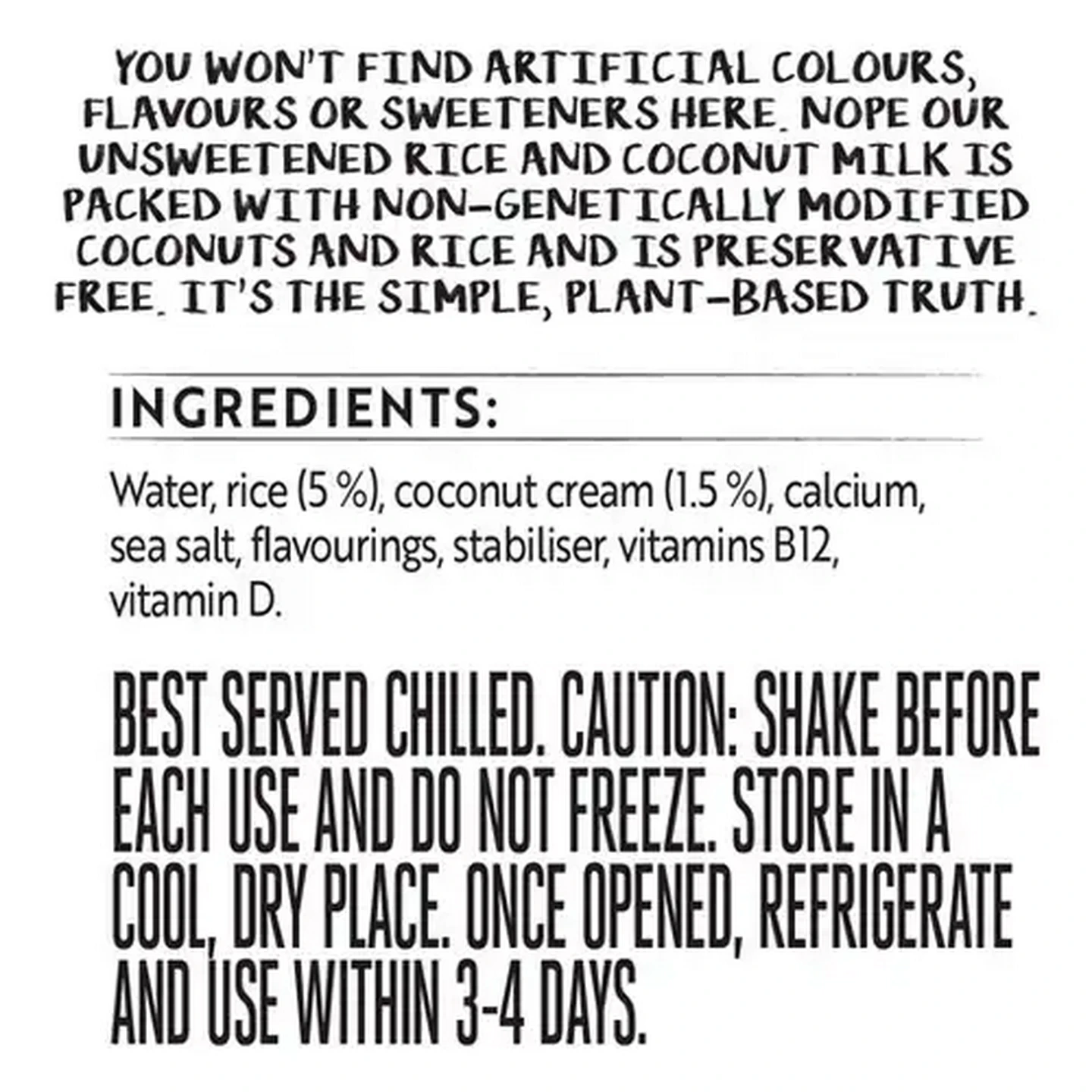 Image of Simple Truth Unsweetened Rice & Coconut Milk 1L