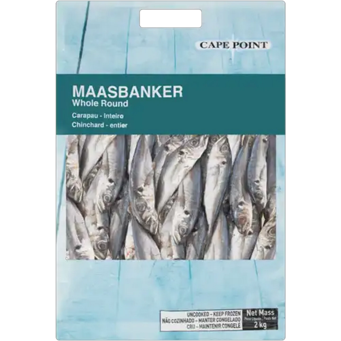 Image of Cape Point Frozen Whole Round Maasbanker 2kg