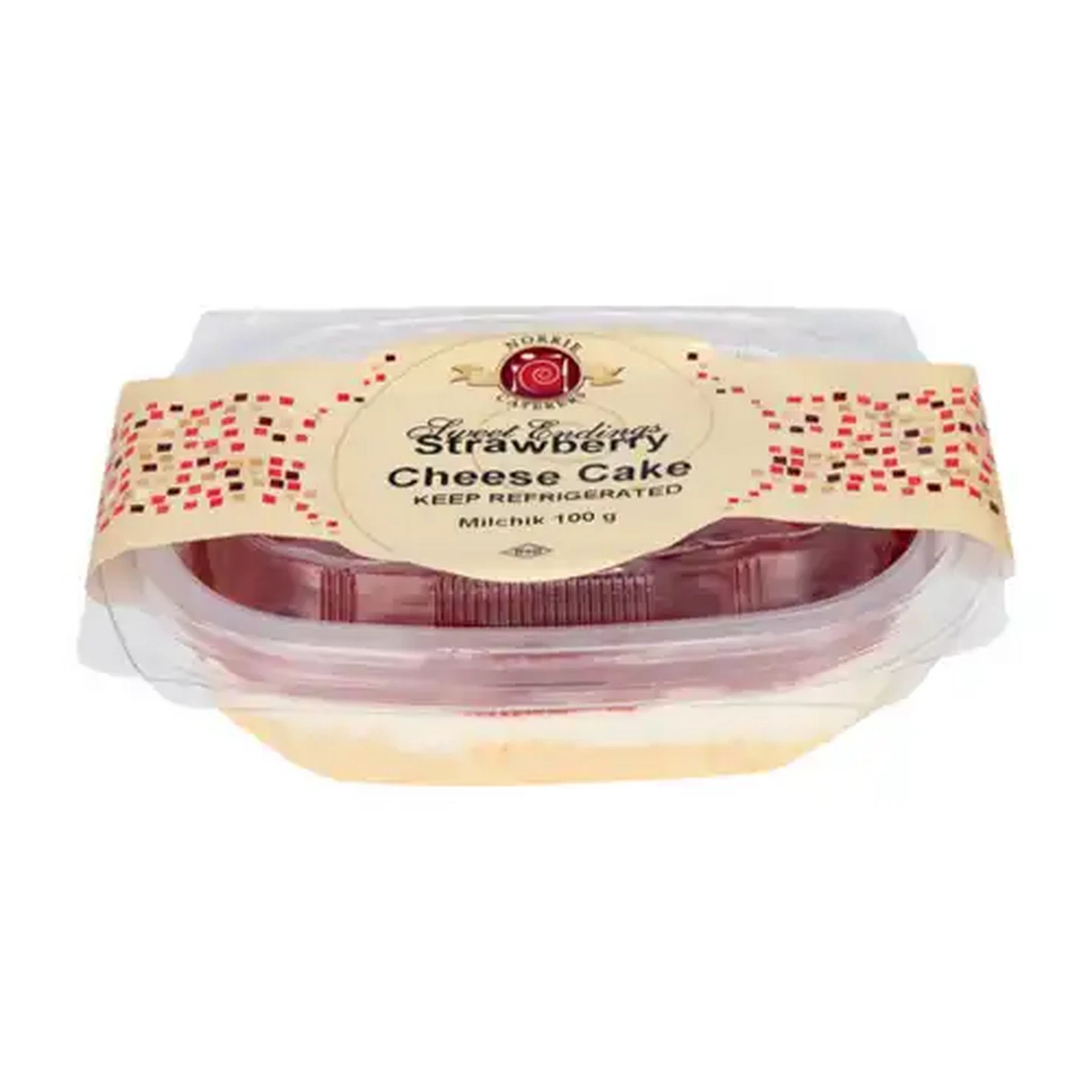 Image of Norrie Caterers Sweet Endings Strawberry Cheese Cake 100g