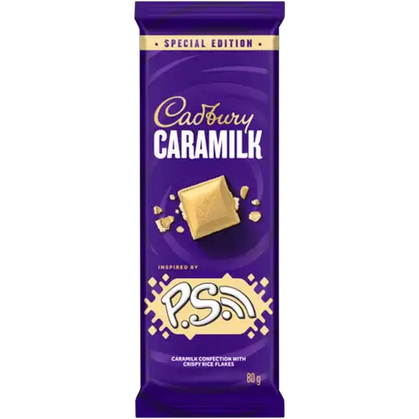 Image of Cadbury Caramilk P.S. Chocolate Slab 80g