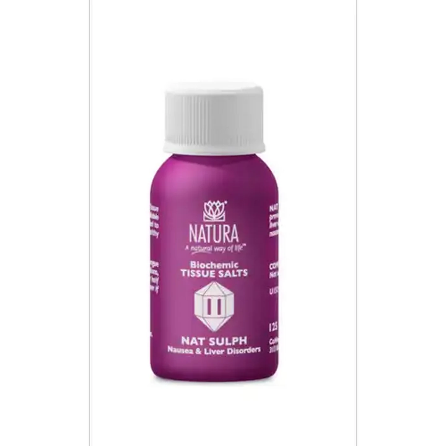 Image of Natura Nat Sulph Biochemic Tissue Salts 125 Tablets