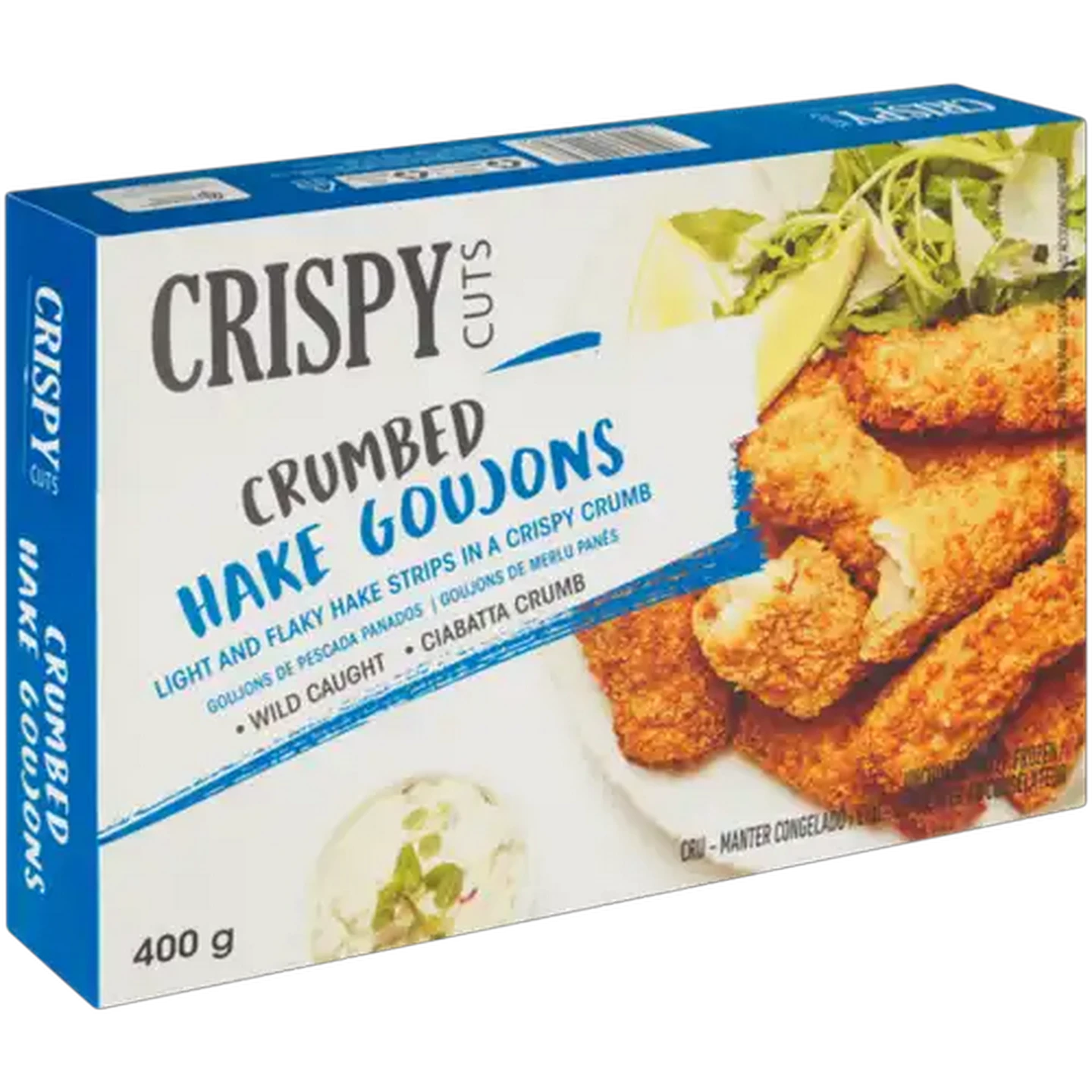 Image of Crispy Cuts Frozen Crumbed Hake Goujons 400g