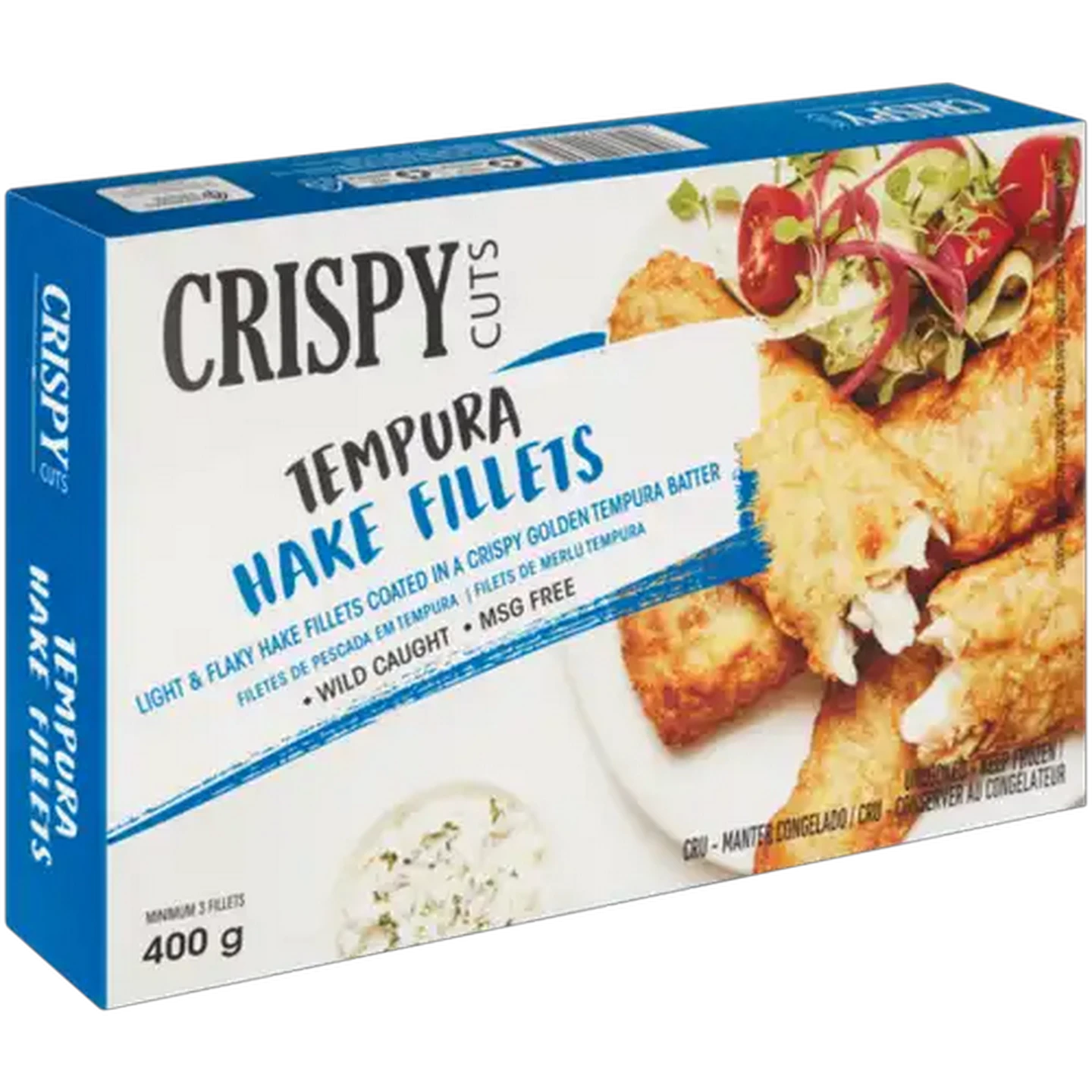 Image of Crispy Cuts Frozen Tempura Hake Fillets 400g