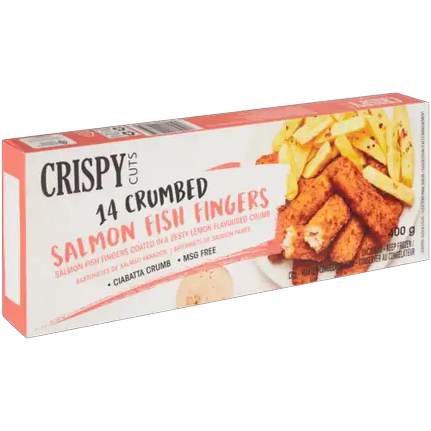 Image of Crispy Cuts Frozen 14 Crumbed Salmon Fish Fingers 400g