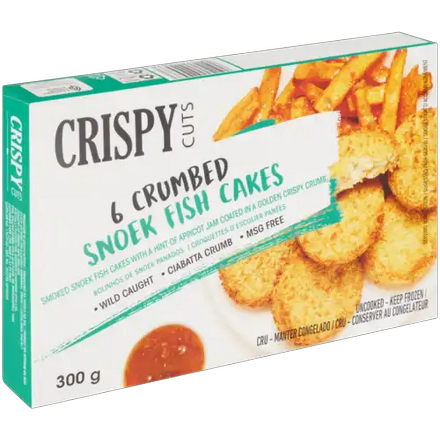Image of Crispy Cuts Frozen Crumbed Snoek Fish Cakes 300g