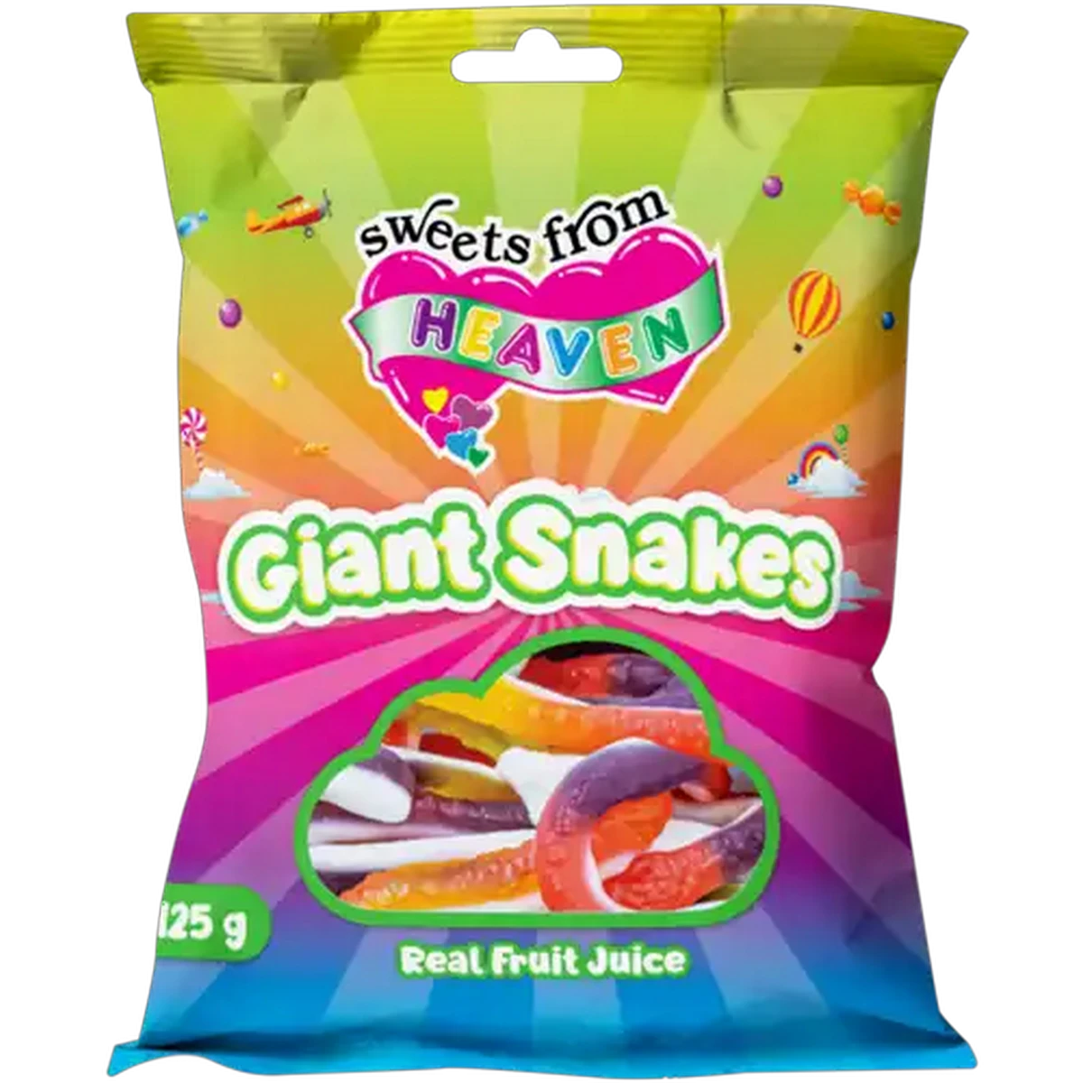 Checkers Sixty60 | Sweets from Heaven Giant Snakes 125g