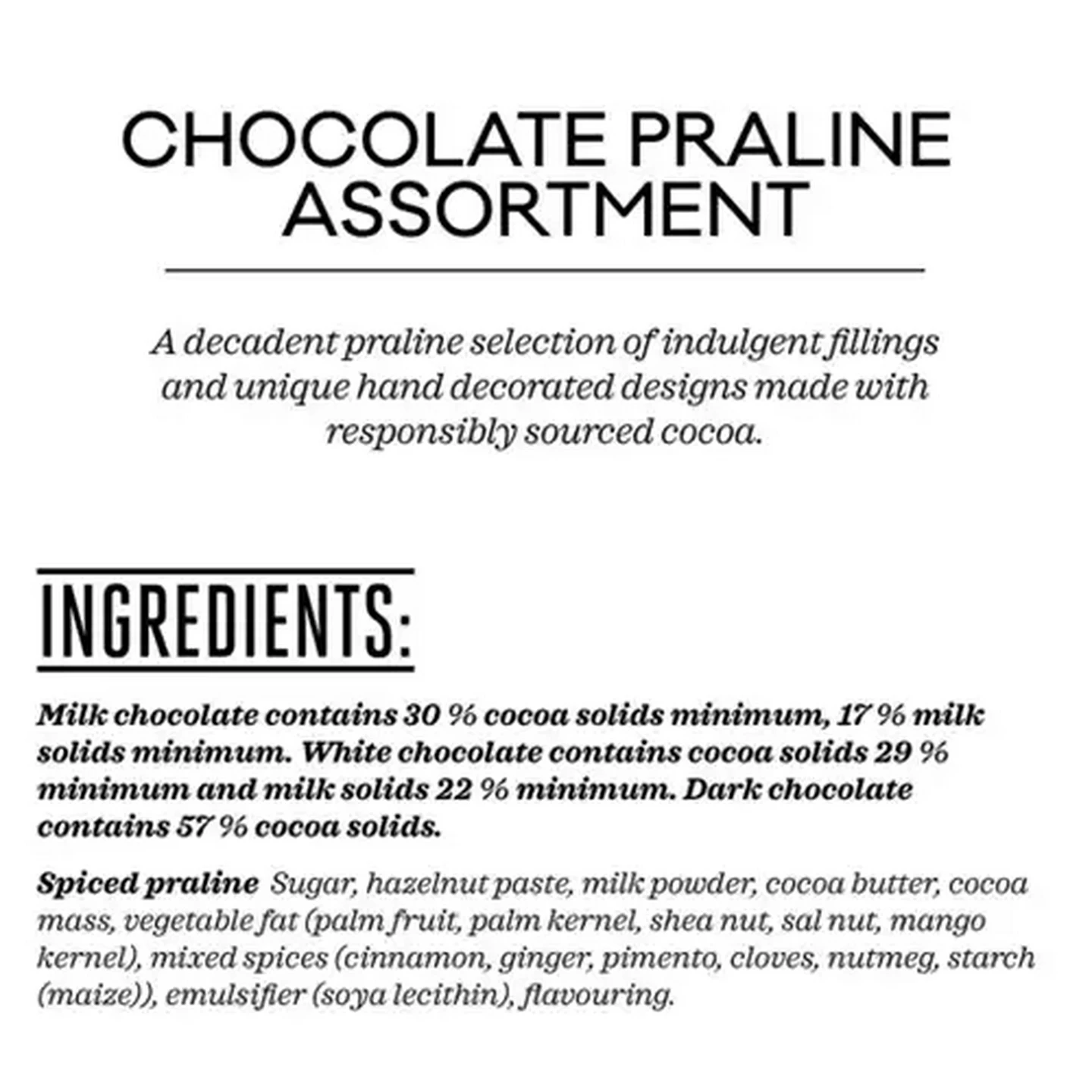Image of Forage And Feast Chocolate Praline Assortment 100g
