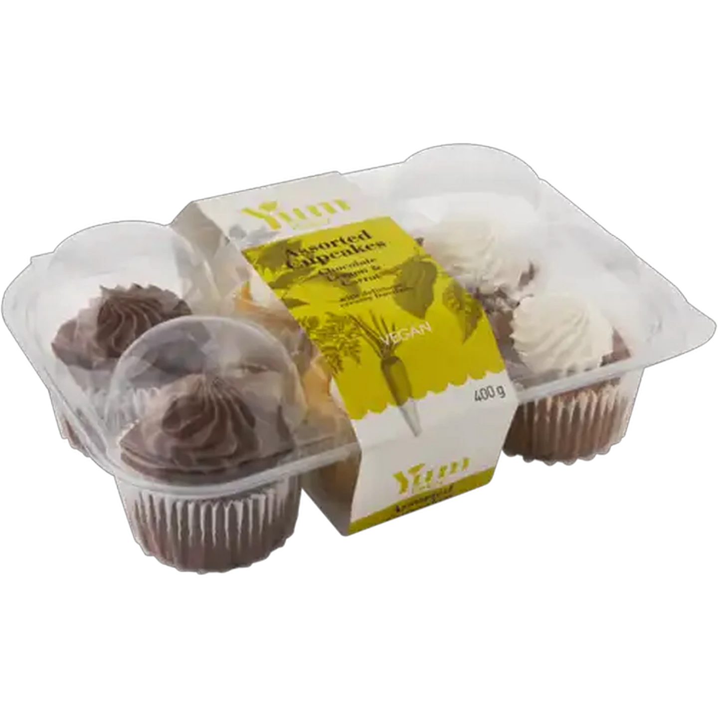 Image of Yum Baker Assorted Vegan Cupcakes 400g