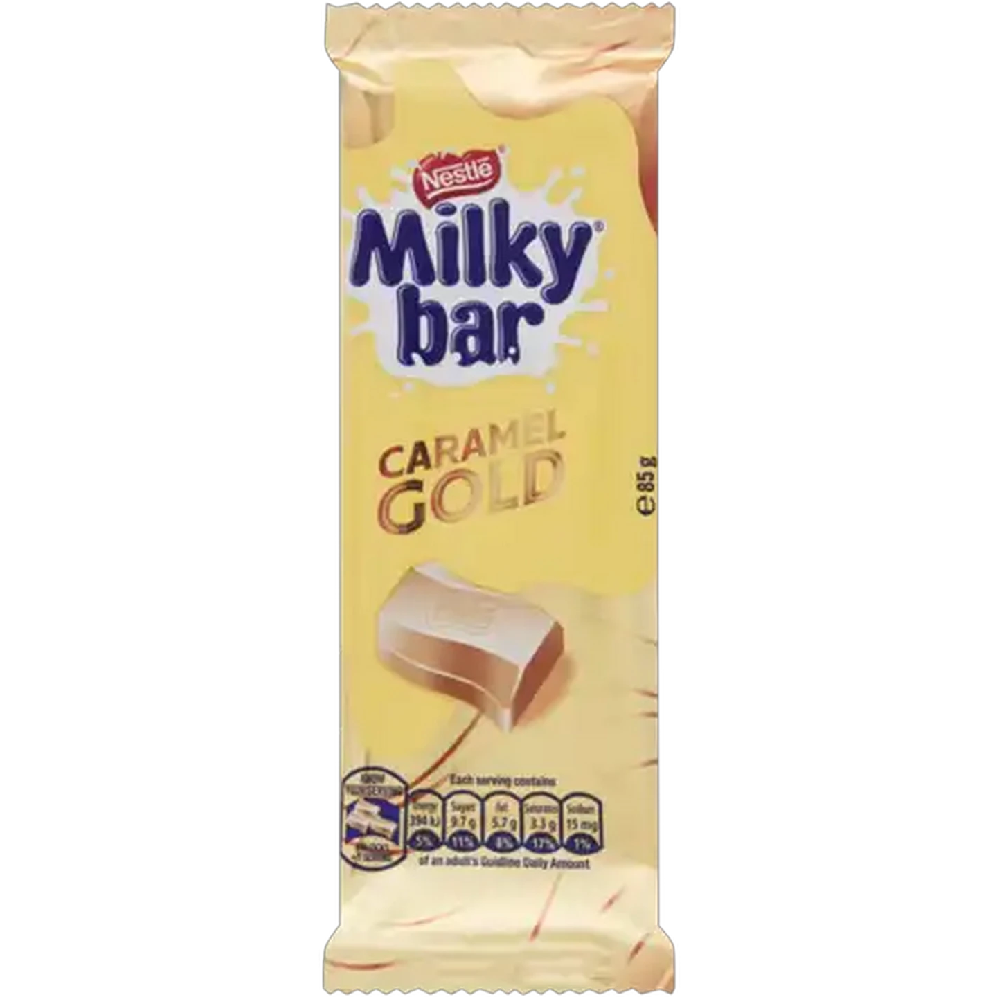 Image of Milky Bar Caramel Gold White Chocolate Slab 85g