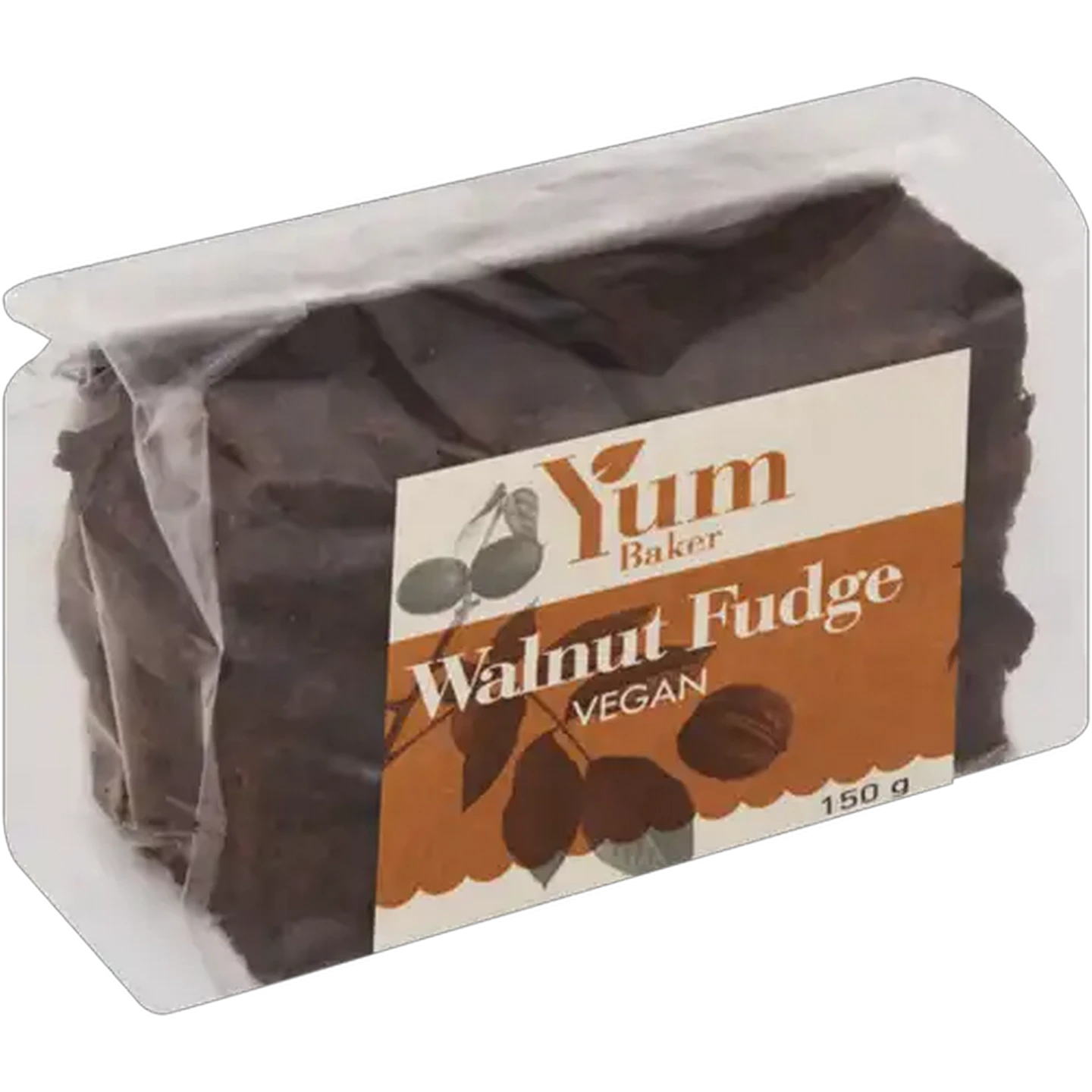 Image of Yum Baker Vegan Walnut Fudge 150g