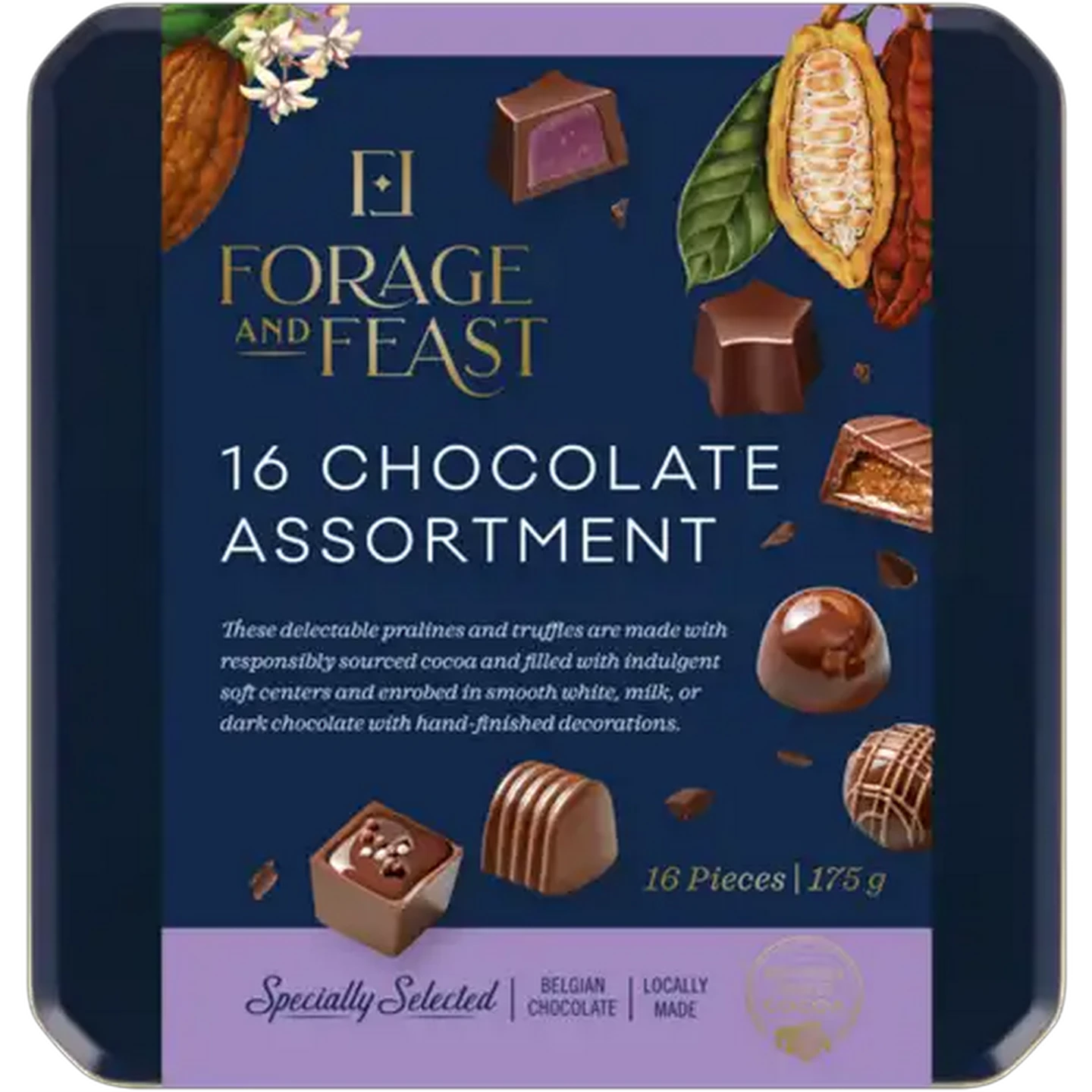 Image of Forage And Feast Chocolate Praline Assortment 16 Pack