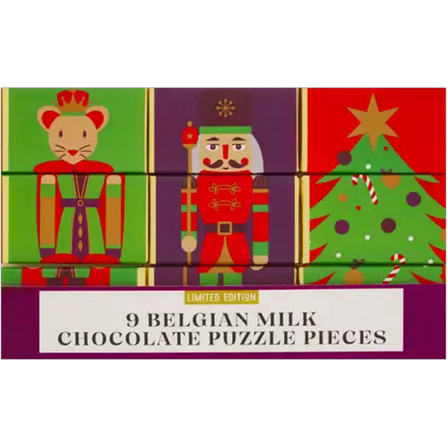 Image of Limited Edition Xmas Belgian Milk Chocolate Puzzle 9 Pieces