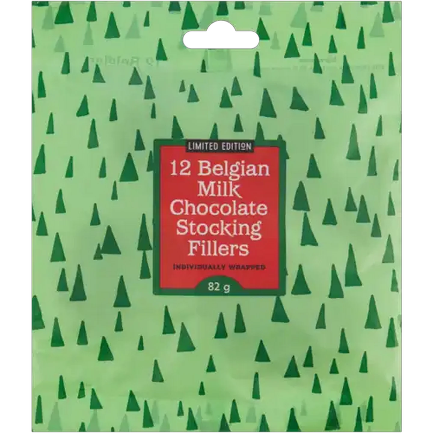 Image of Limited Edition Xmas Belgian Milk Chocolate Stocking Fillers 12 Pack