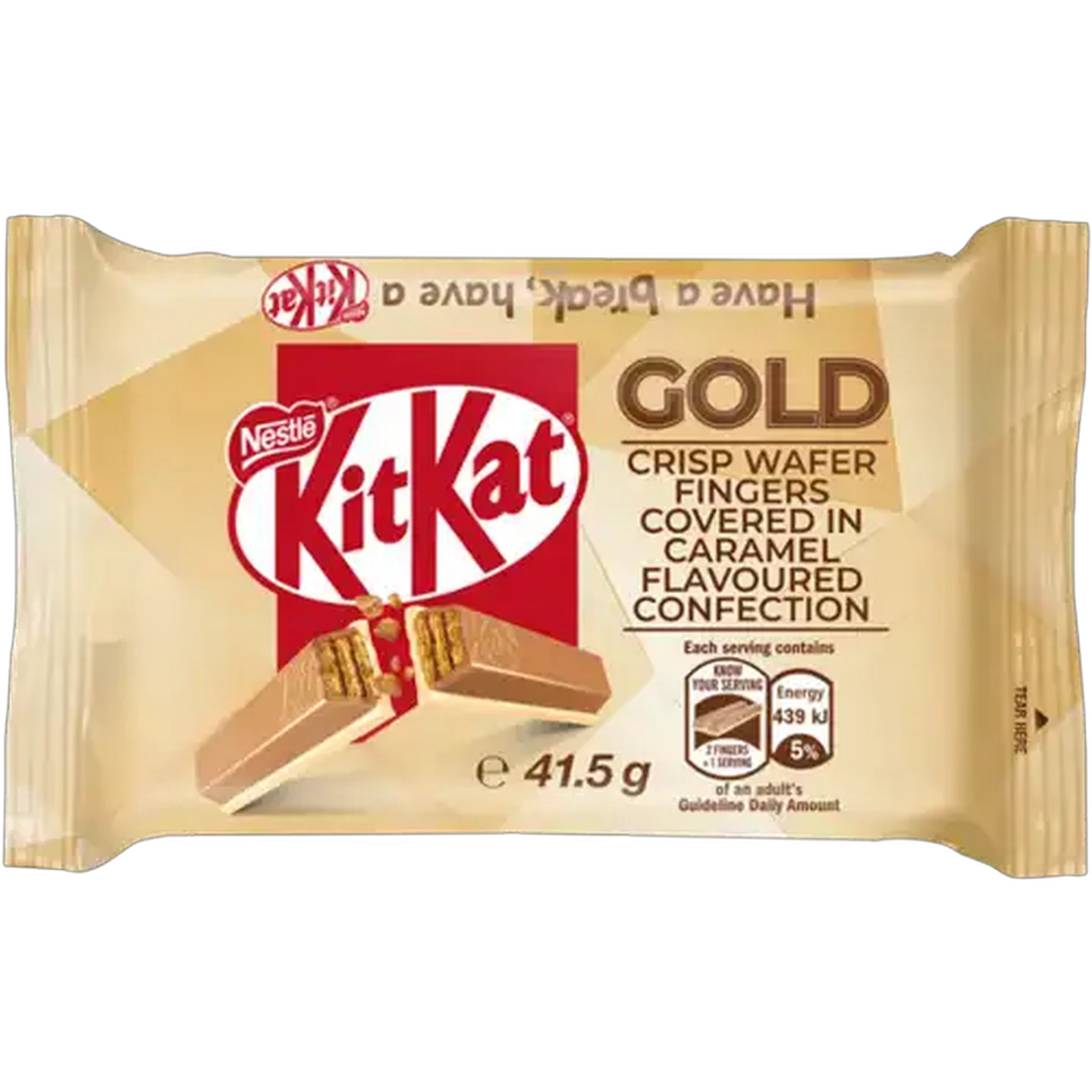 Image of Nestlé KitKat Caramel Gold Crisp Wafer Fingers 41.5g