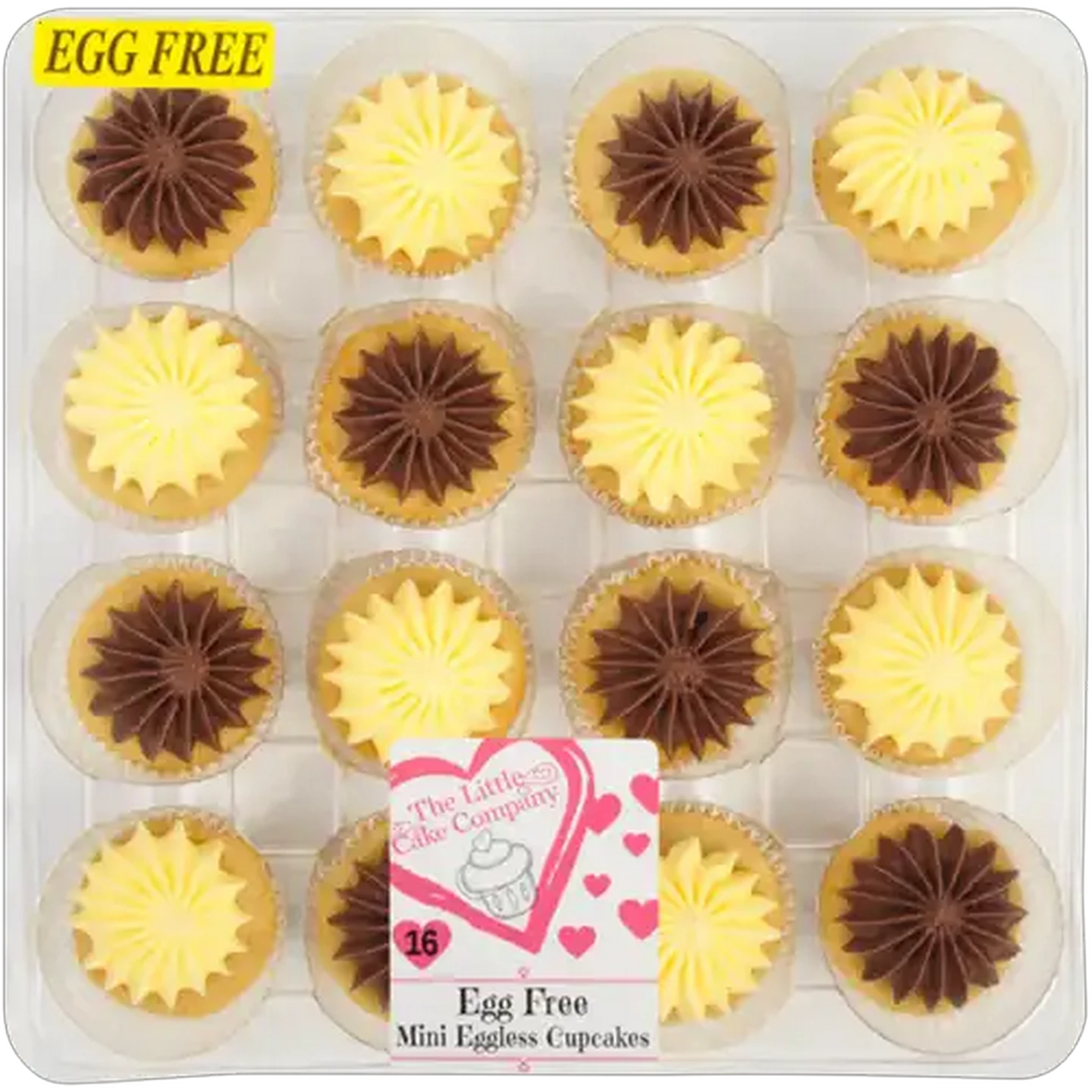 Image of The Little Cake Company Egg Free Mini Cupcakes 16 Pack
