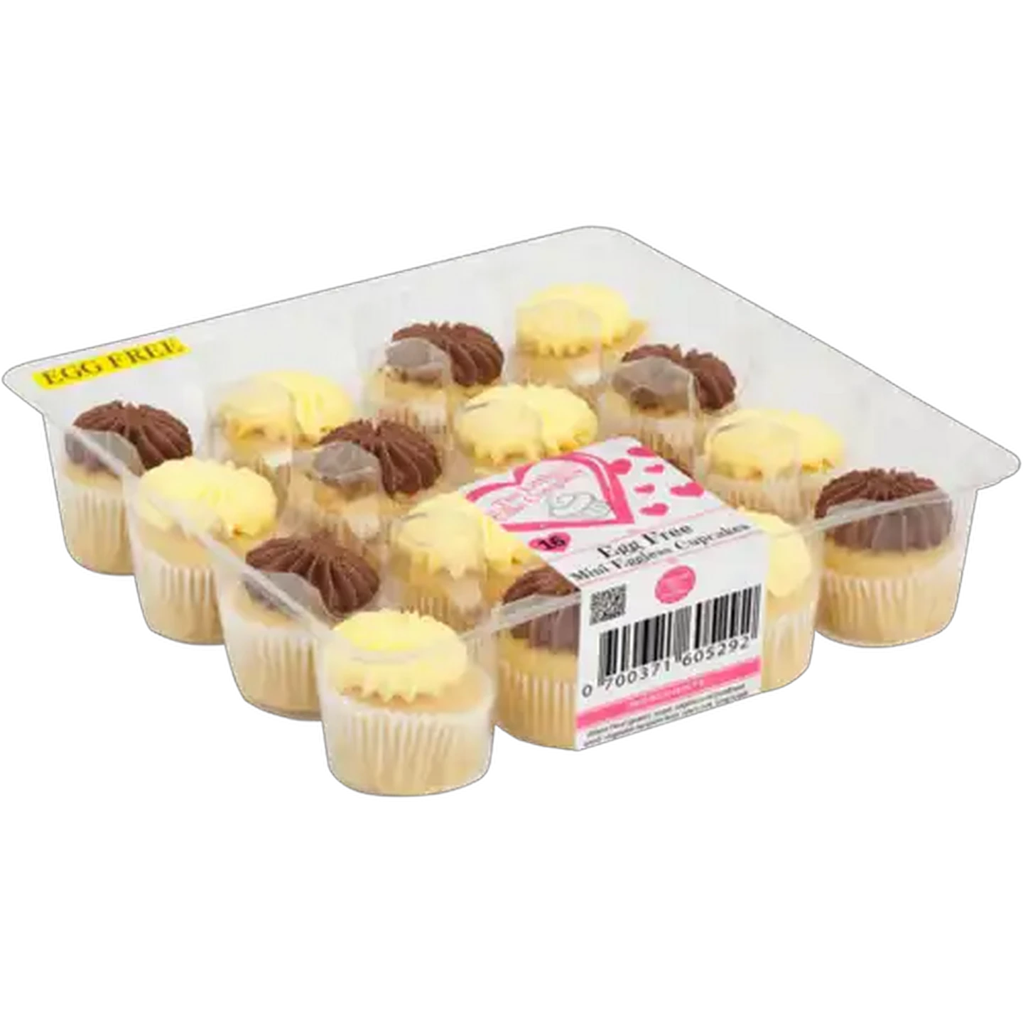 Image of The Little Cake Company Egg Free Mini Cupcakes 16 Pack