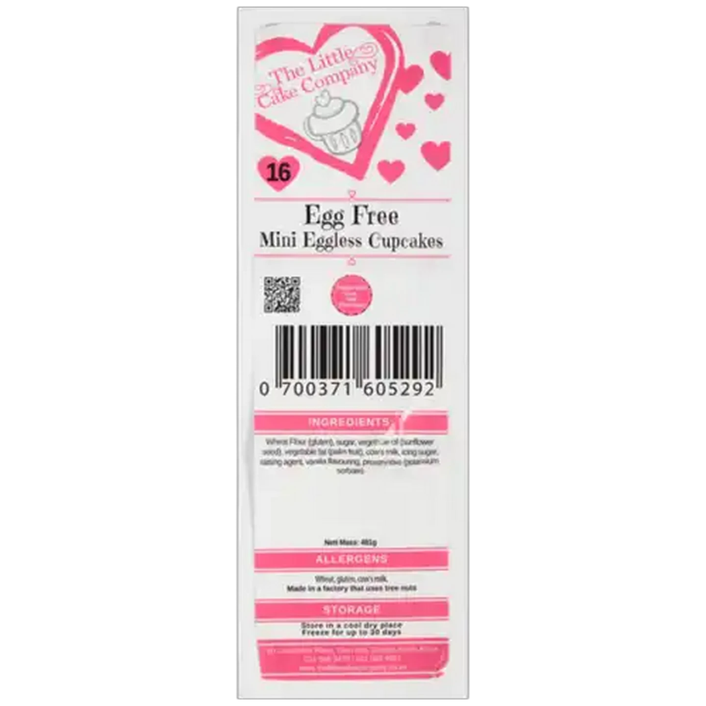 Image of The Little Cake Company Egg Free Mini Cupcakes 16 Pack