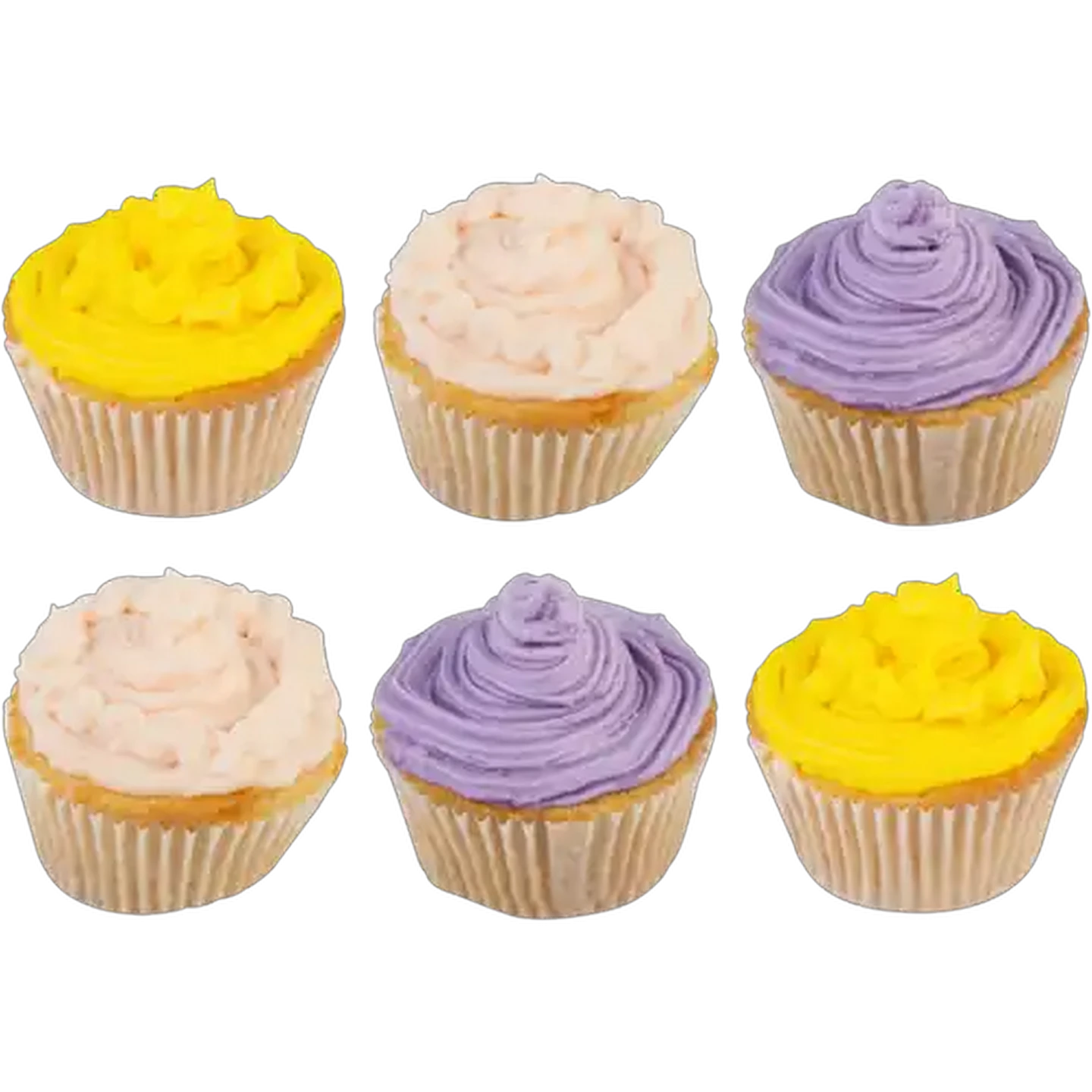 Image of Assorted Frosted Cupcakes 6 Pack