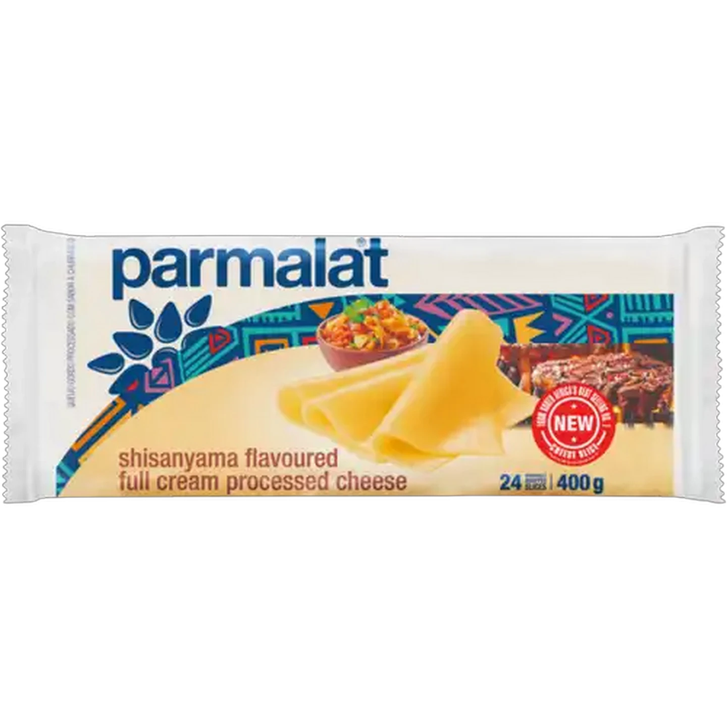 Image of Parmalat Shisanyama Flavoured Full Cream Cheese Slices 400g