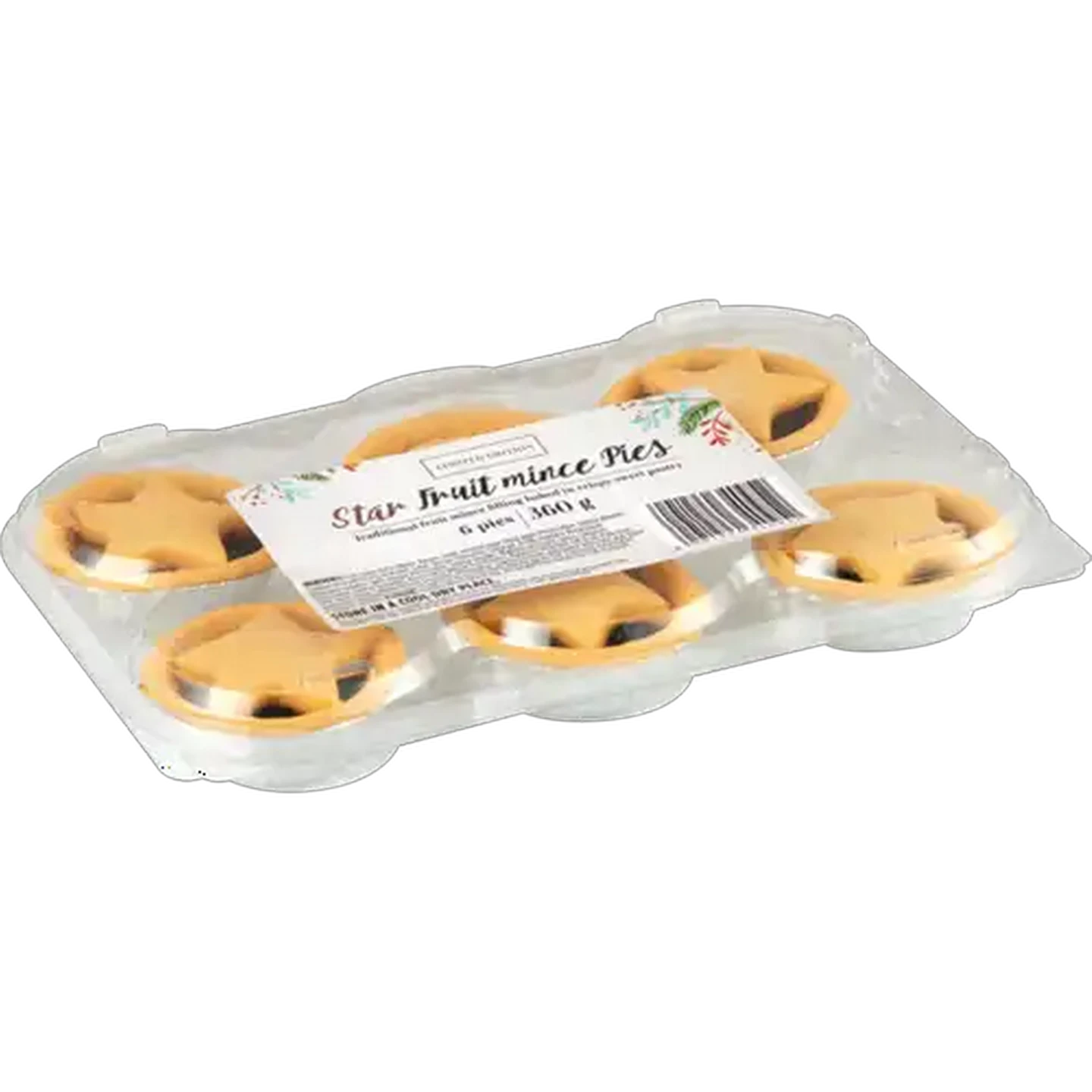 Image of Limited Edition Star Fruit Mince Pie 6 Pack