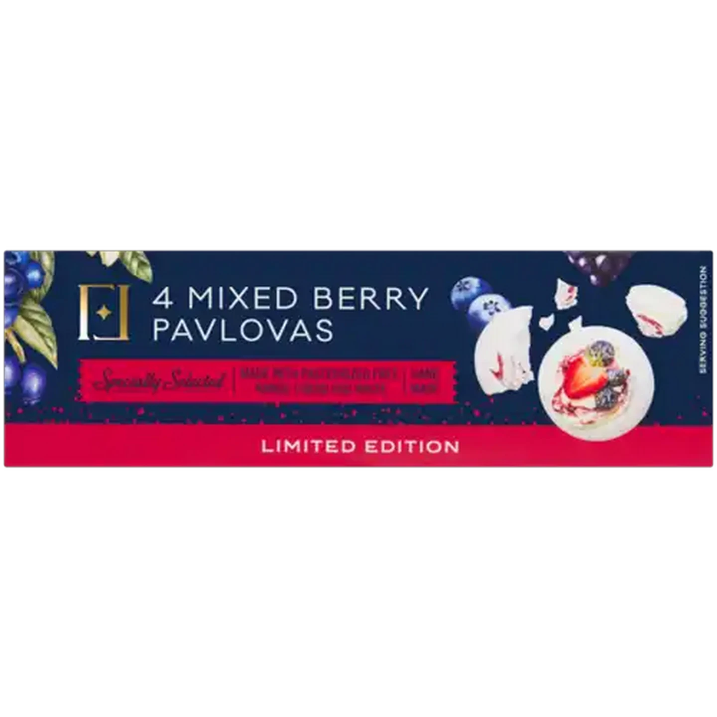 Image of Forage And Feast Limited Edition Mixed Berry Pavlovas 4 Pack