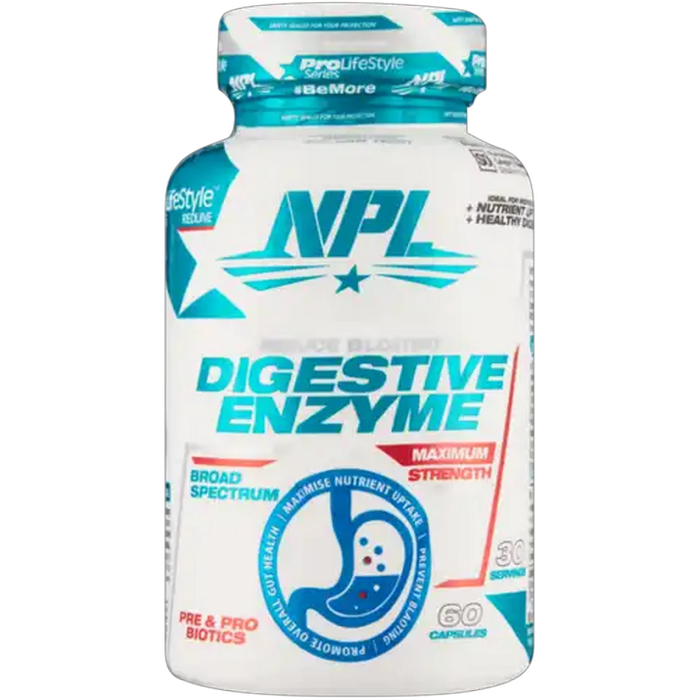 Image of NPL Digestive Enzymes Capsules 60 Pack