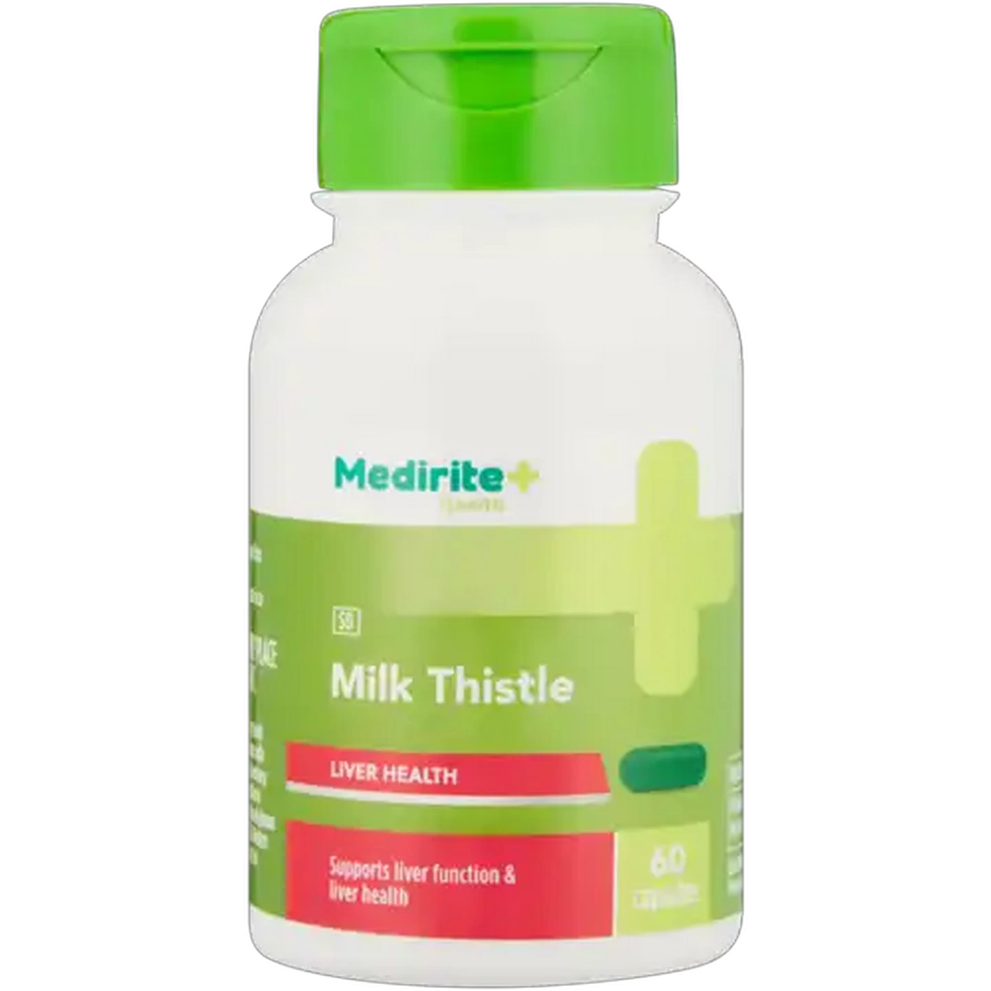 Image of Medirite Milk Thistle Liver Health 60 Capsules