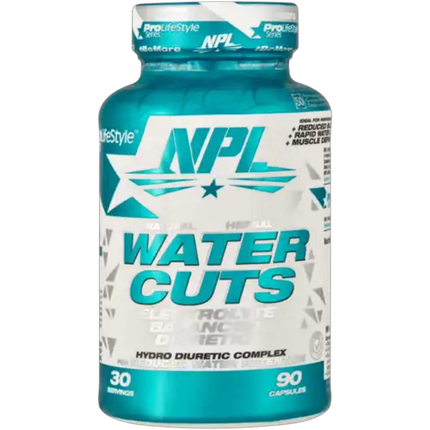 Image of NPL Water Cuts Supplement Capsules 90 Pack