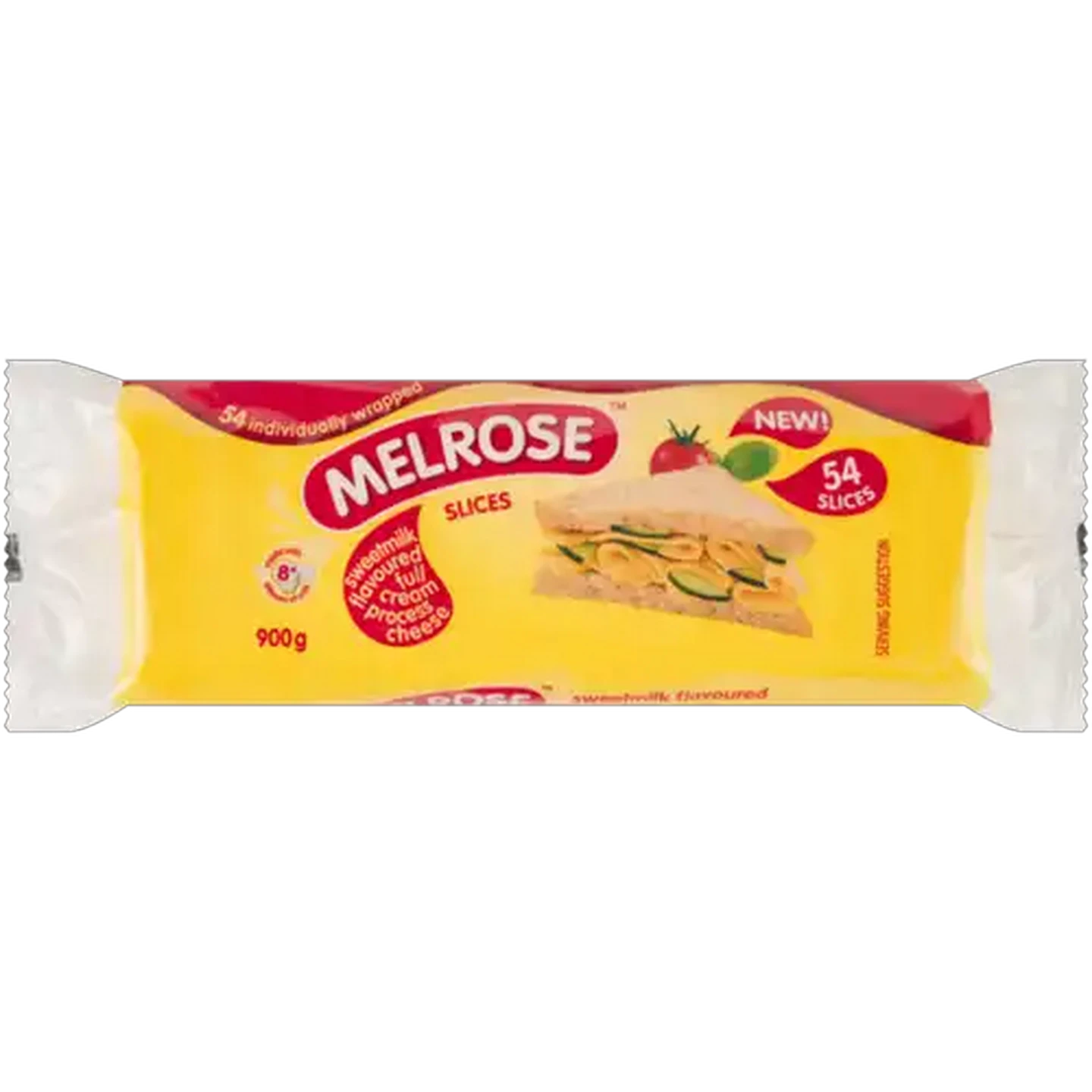 Image of Melrose Sweetmilk Flavoured Full Cream Process Cheese Slices 900g