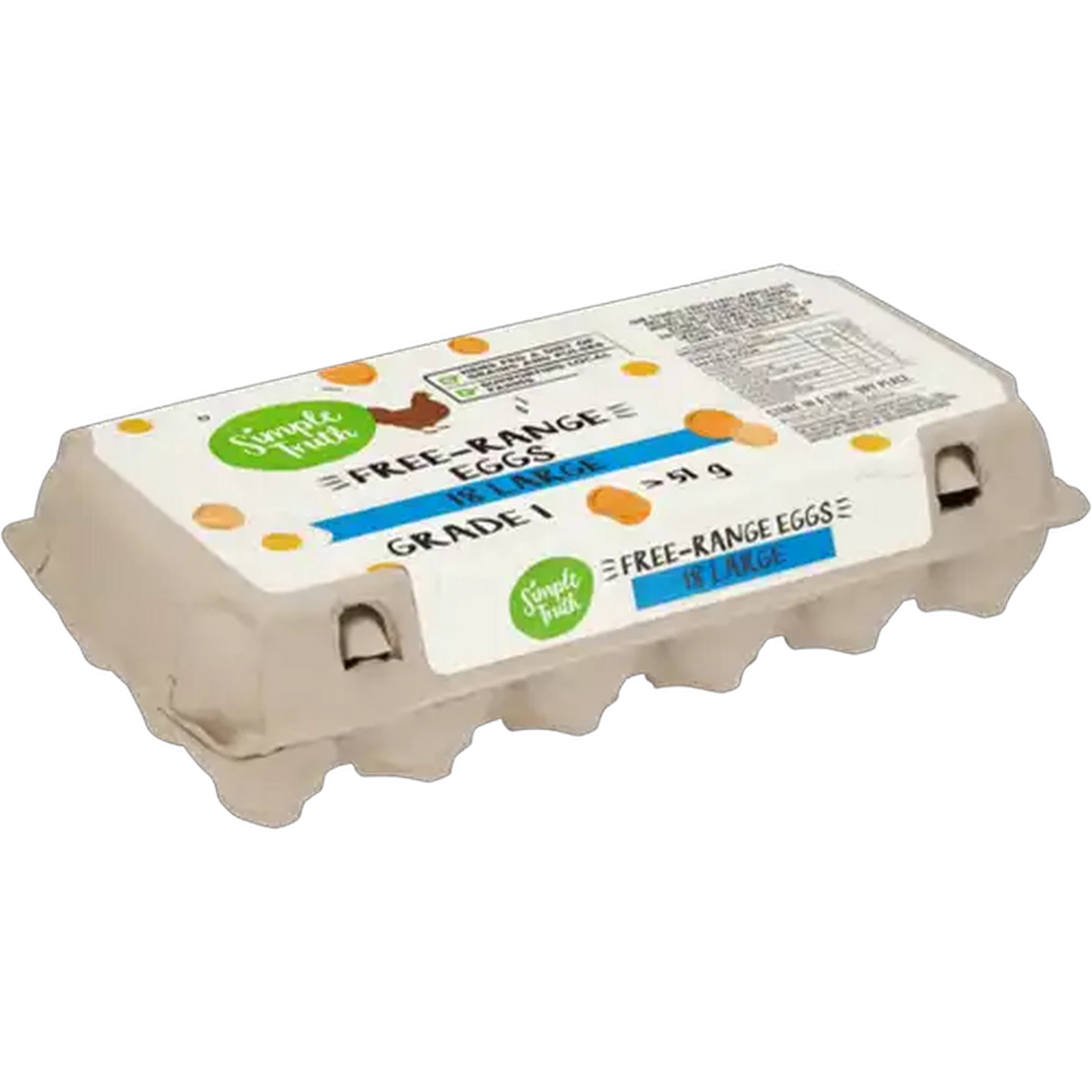 Image of Simple Truth Free-Range Large Eggs 18-Pack