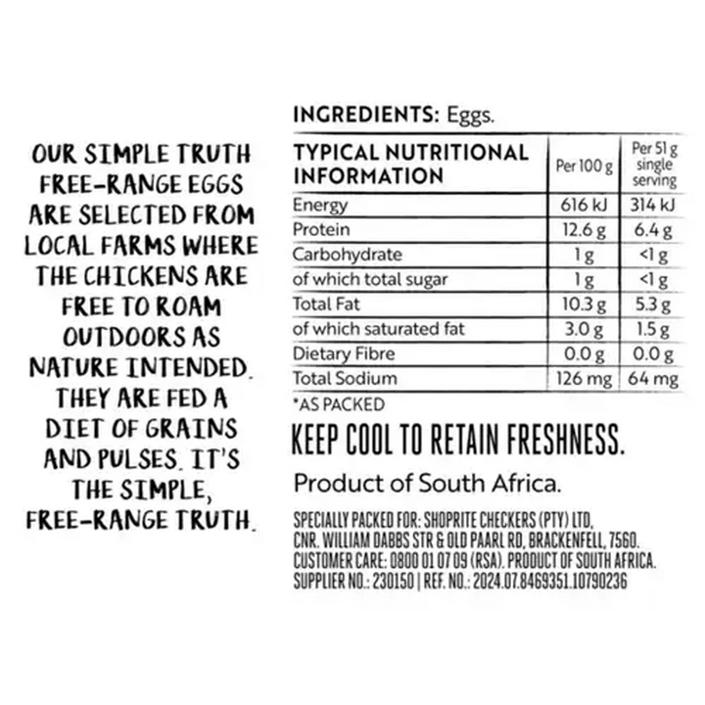 Image of Simple Truth Free-Range Large Eggs 18-Pack