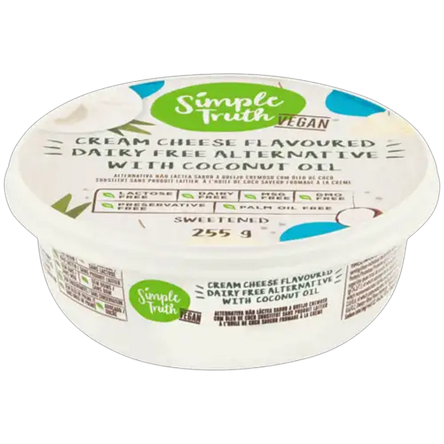 Image of Simple Truth Coconut Oil Vegan Cream Cheese 255g