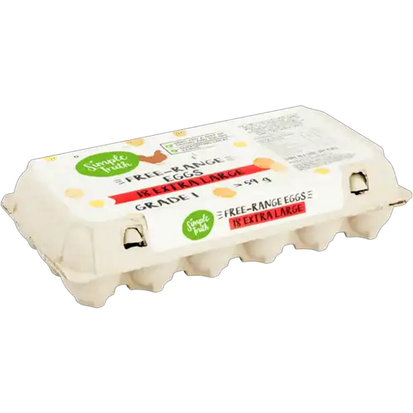Image of Simple Truth Extra Large Free-Range Eggs 18 Pack