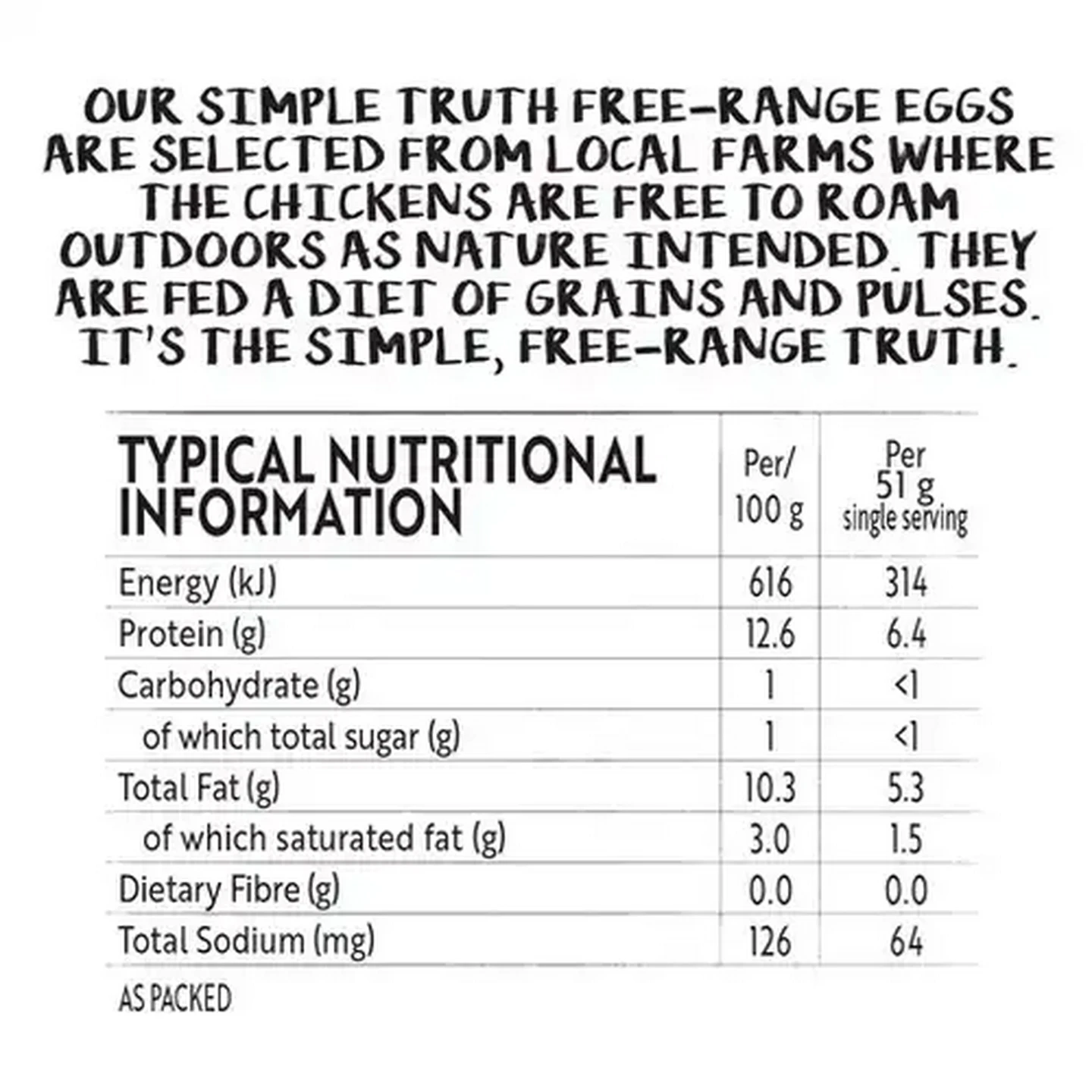 Image of Simple Truth Extra Large Free-Range Eggs 18 Pack