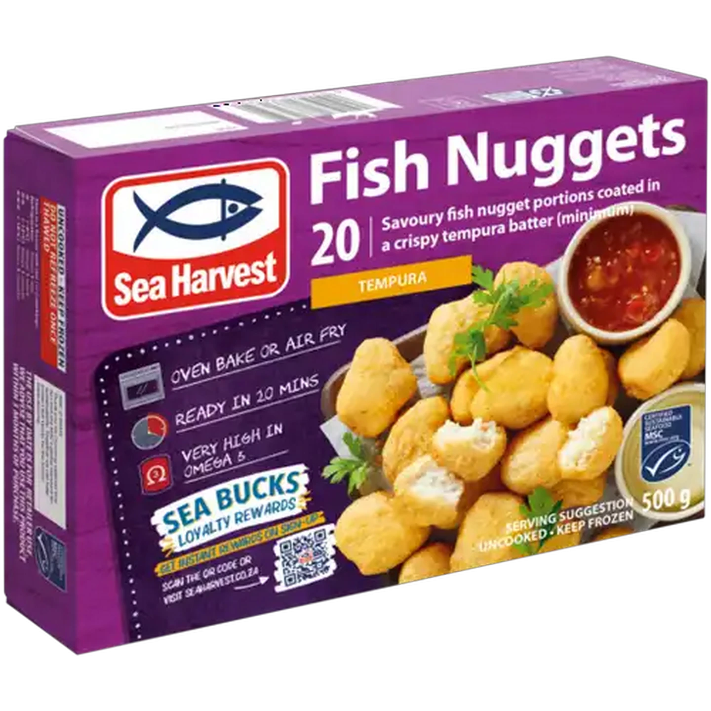 Image of Sea Harvest Frozen Tempura Fish Nuggets 500g