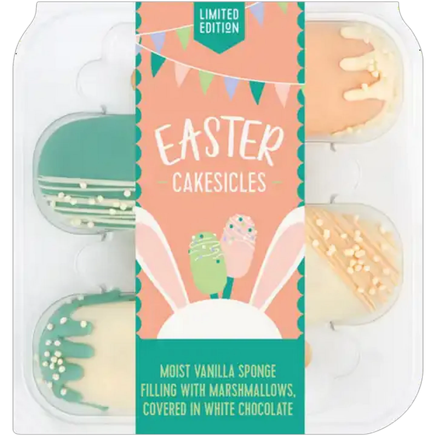 Image of Limited Edition Easter Cake Slices 4 Pack