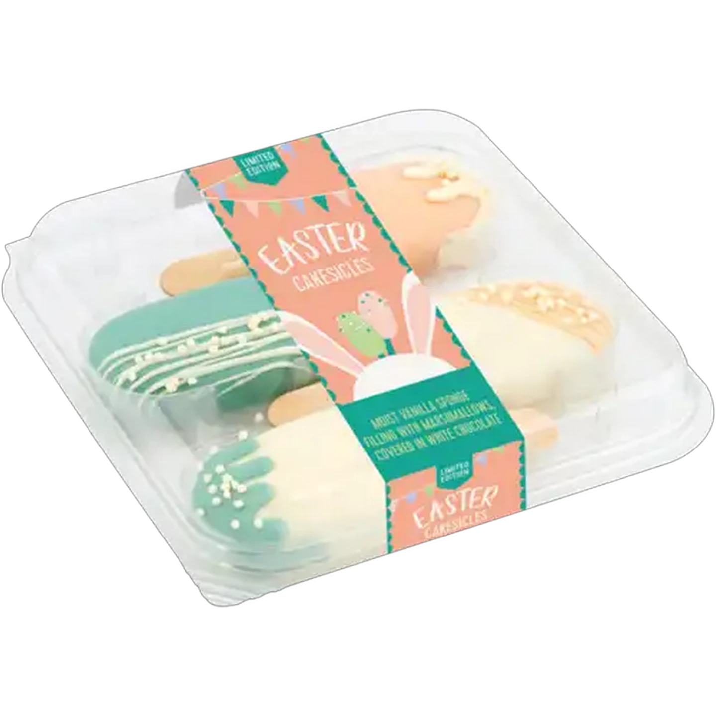 Image of Limited Edition Easter Cake Slices 4 Pack