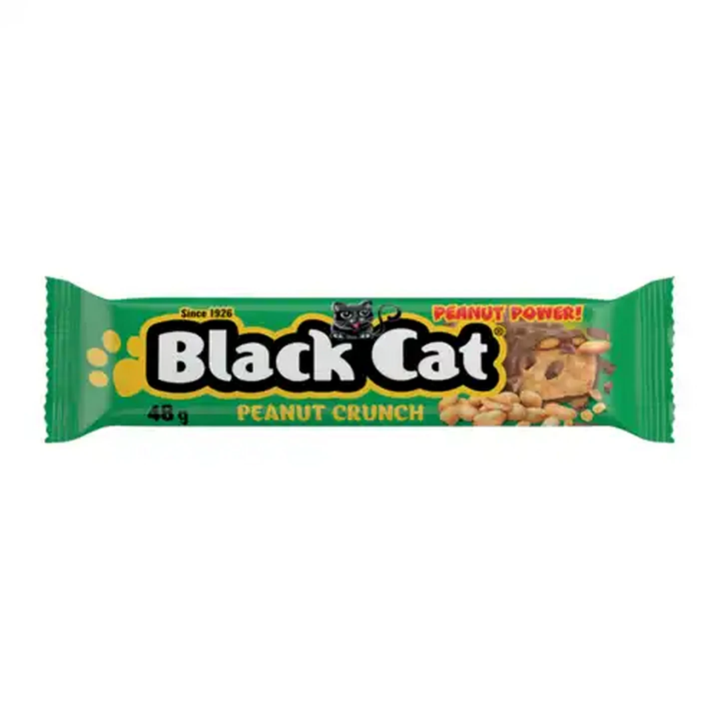 Image of Black Cat Peanut Crunch Chocolate Bar 48g